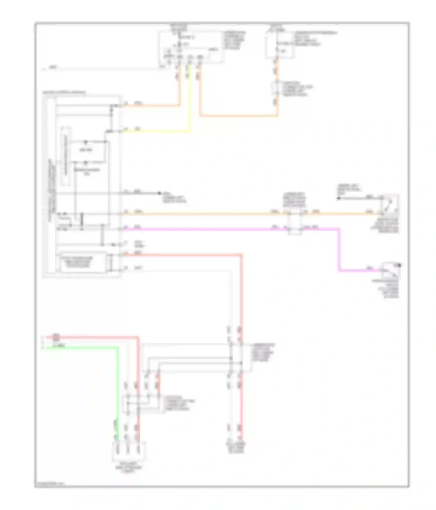 CR-V Honda III facelift (2009-2012): Anti-lock brakes circuit, without vsa (2 of 2)