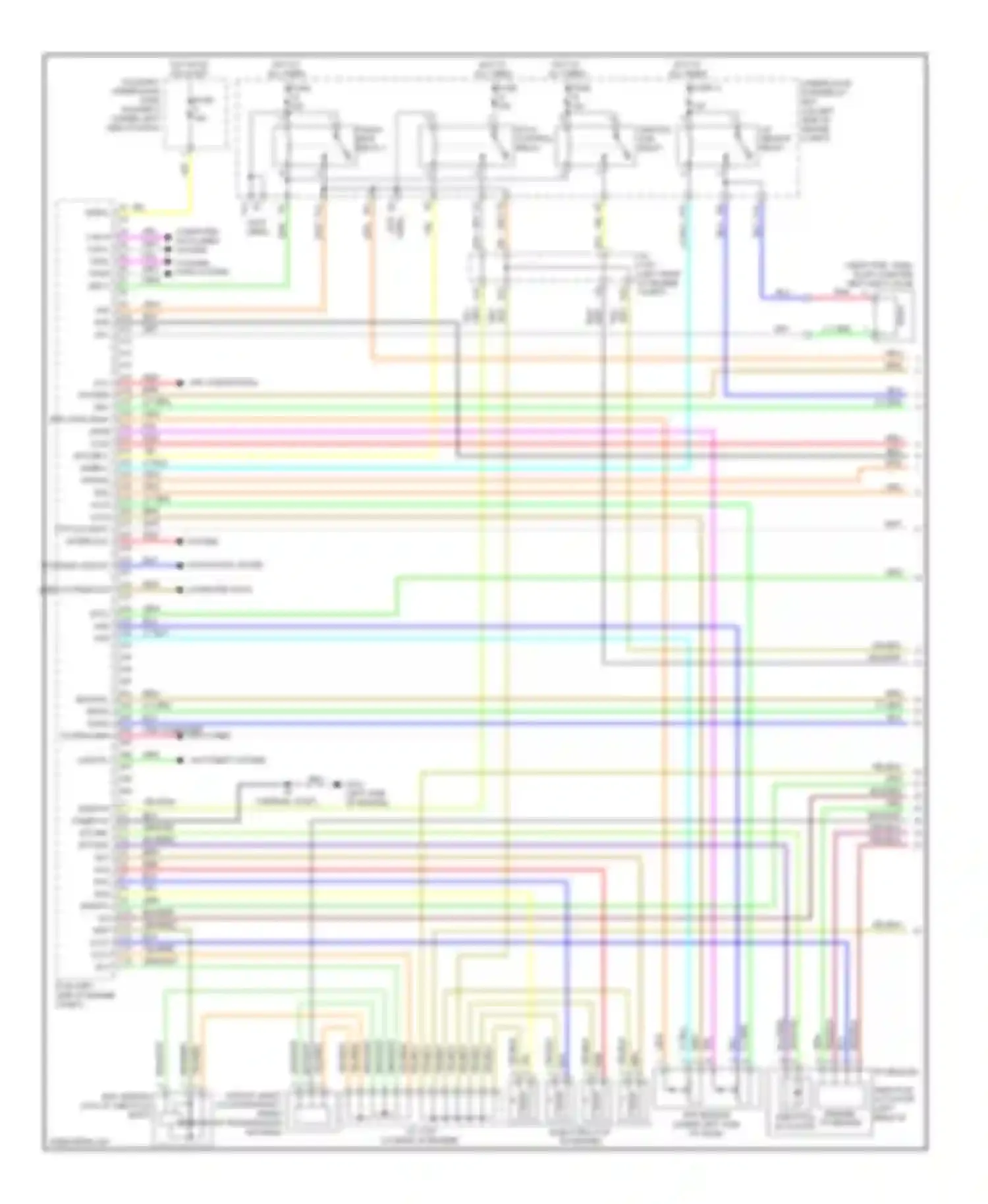 CR-V Honda III facelift (2009-2012): Wiring diagram engine performance 2.4l (1 of 5)