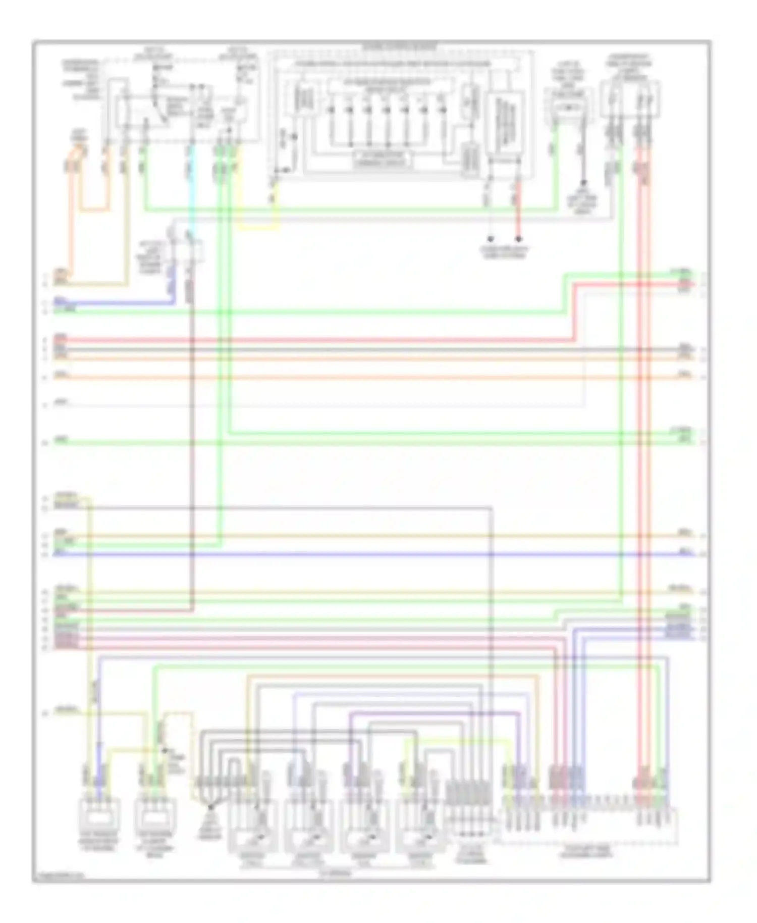CR-V Honda III facelift (2009-2012): Wiring diagram engine performance 2.4l (2 of 5)