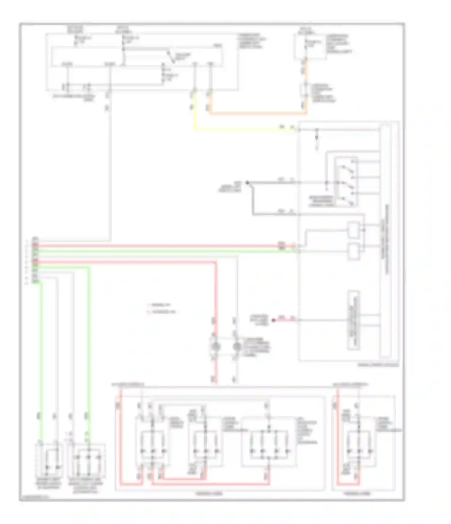 CR-V Honda III facelift (2009-2012): Instrument illumination circuit (2 of 2)