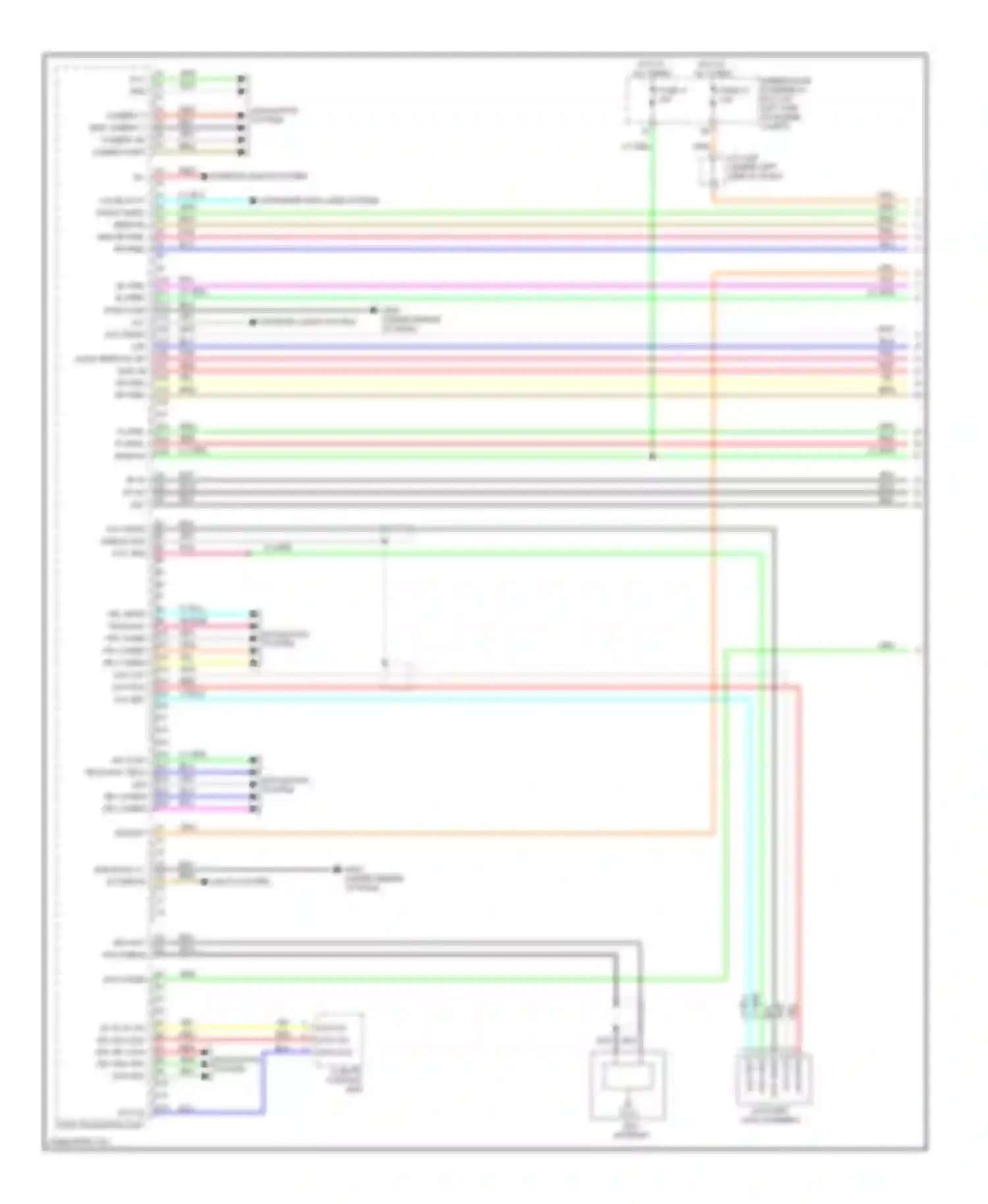 CR-V Honda III facelift (2009-2012): Navigation circuit (1 of 4)