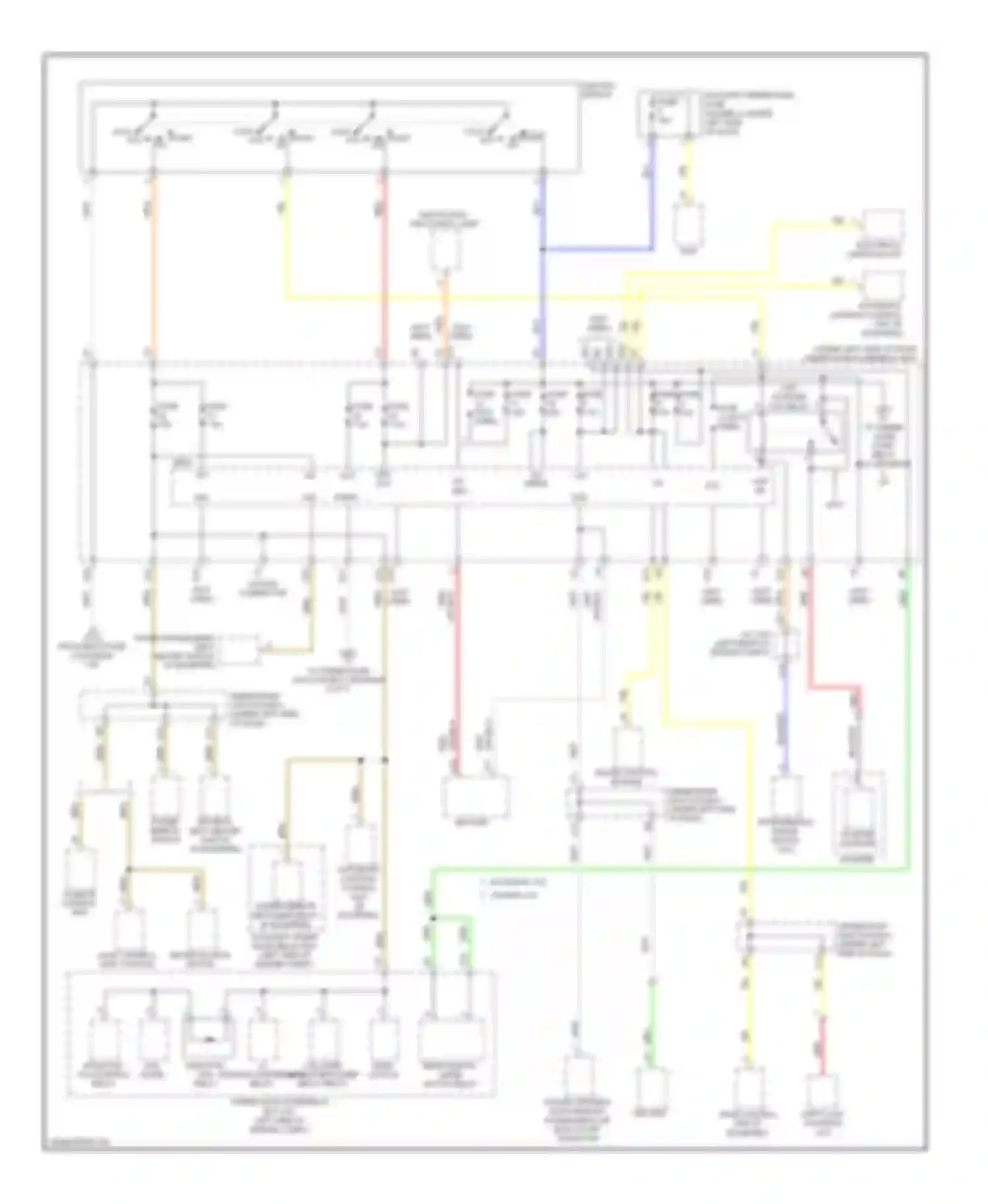 CR-V Honda III facelift (2009-2012): Power distribution circuit (3 of 4)