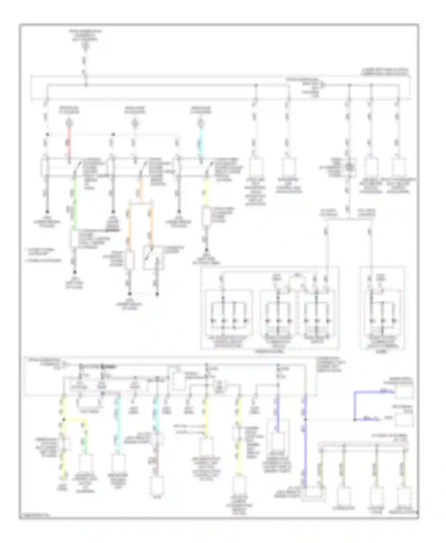 CR-V Honda III facelift (2009-2012): Power distribution circuit (4 of 4)