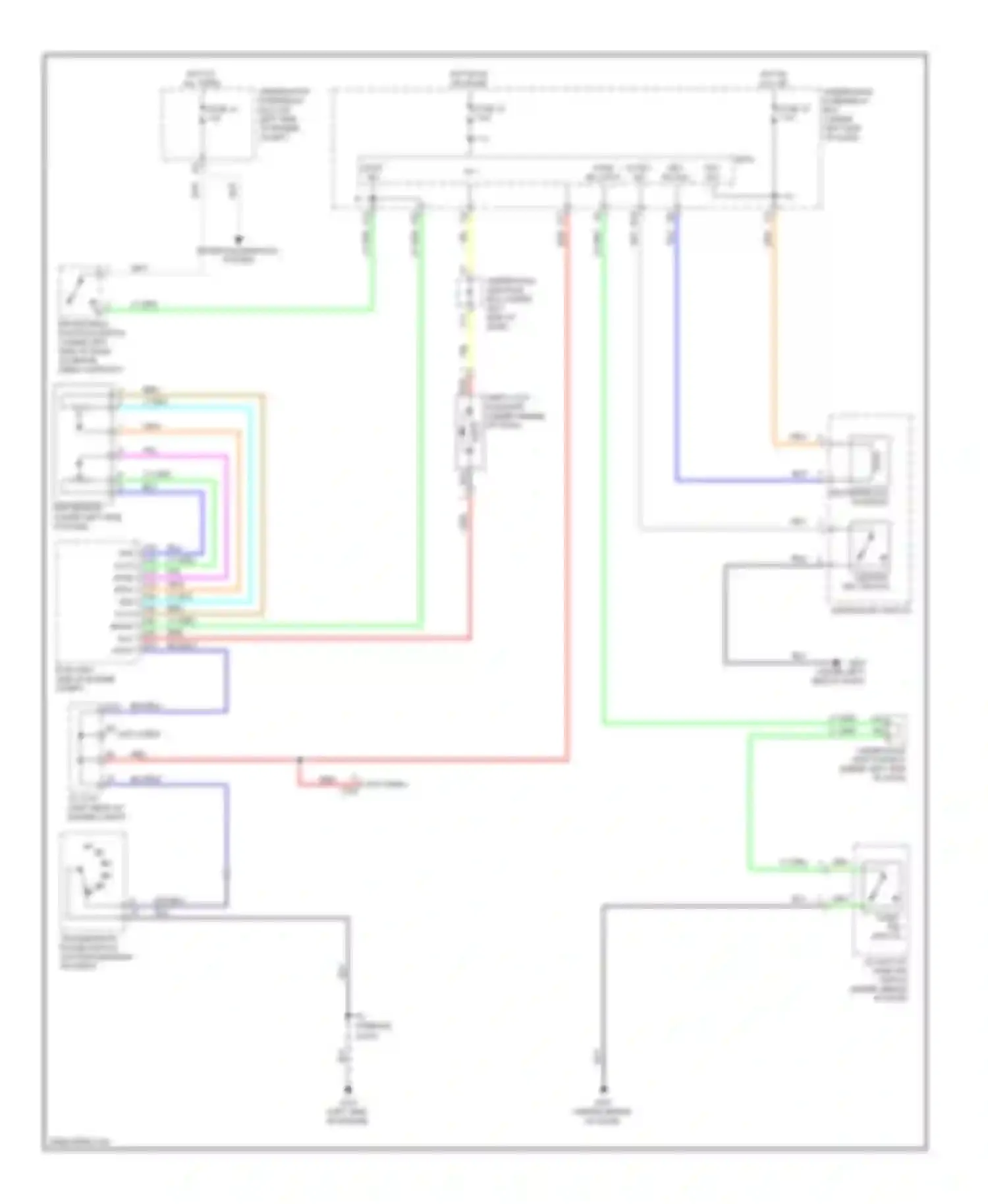 CR-V Honda III facelift (2009-2012): Shift interlock circuit