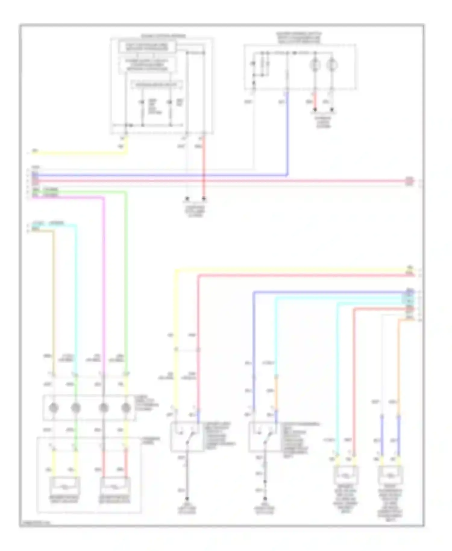 CR-V Honda III facelift (2009-2012): Supplemental restraints circuit (2 of 4)