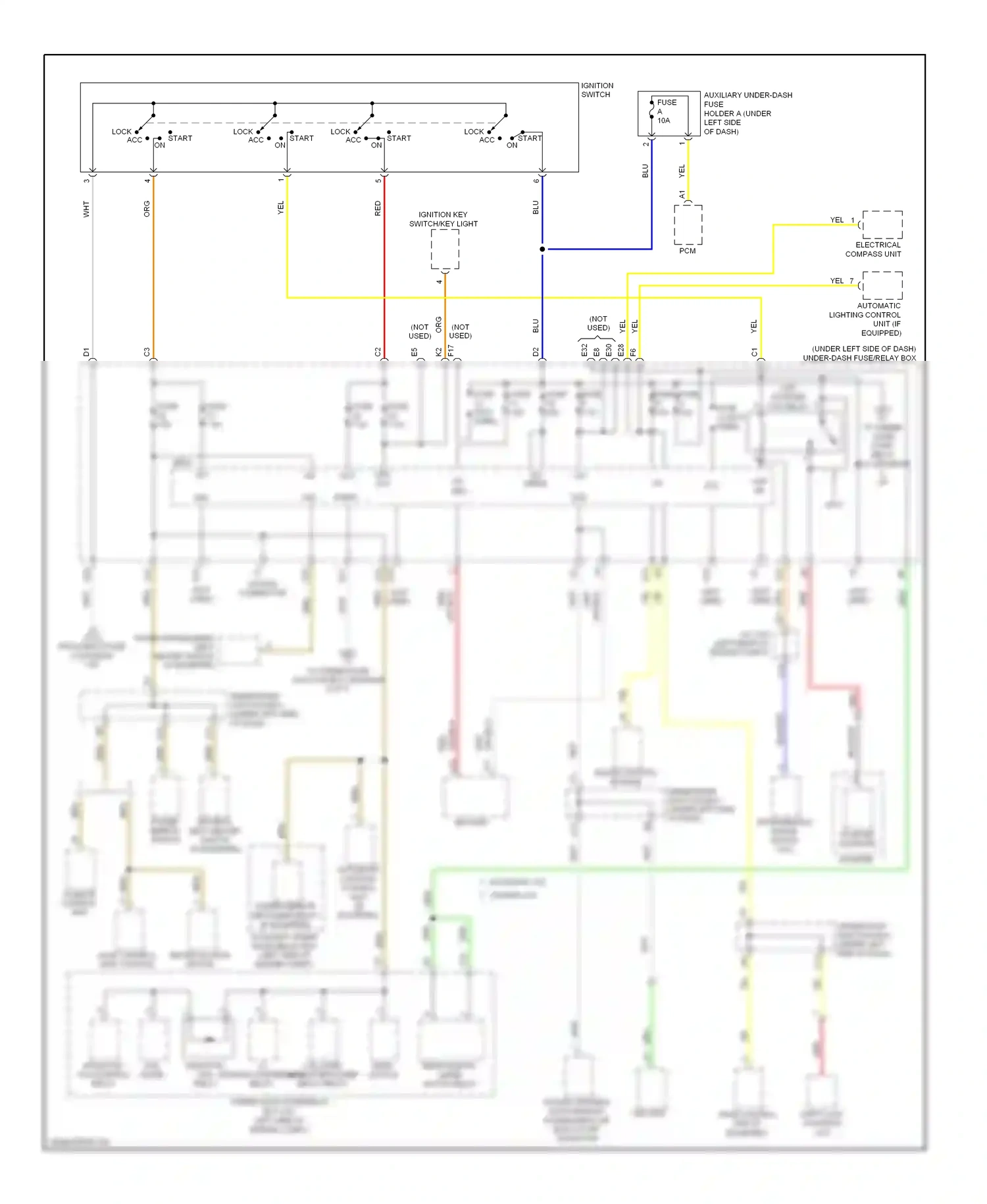 Wiring diagram automatic a/c for Honda CR-V III facelift (2009-2012) (3 of 3)