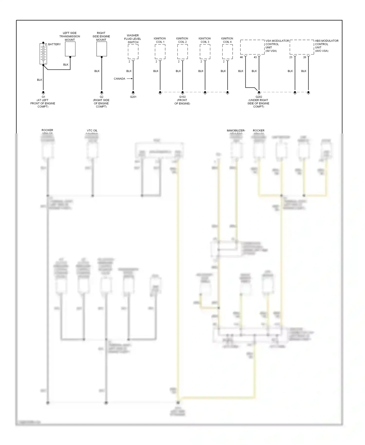 Wiring diagram blk for Honda CR-V III facelift (2009-2012) (24 of 84)