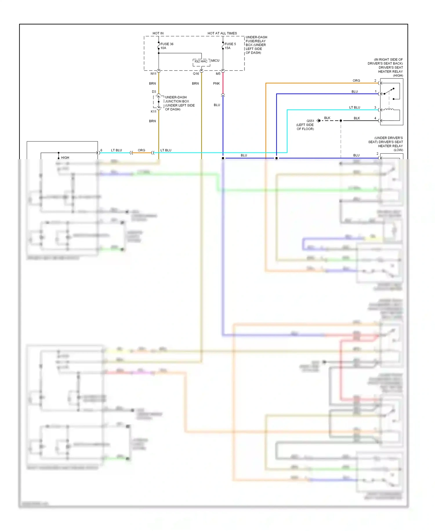 Wiring diagram blk for Honda CR-V III facelift (2009-2012) (55 of 84)