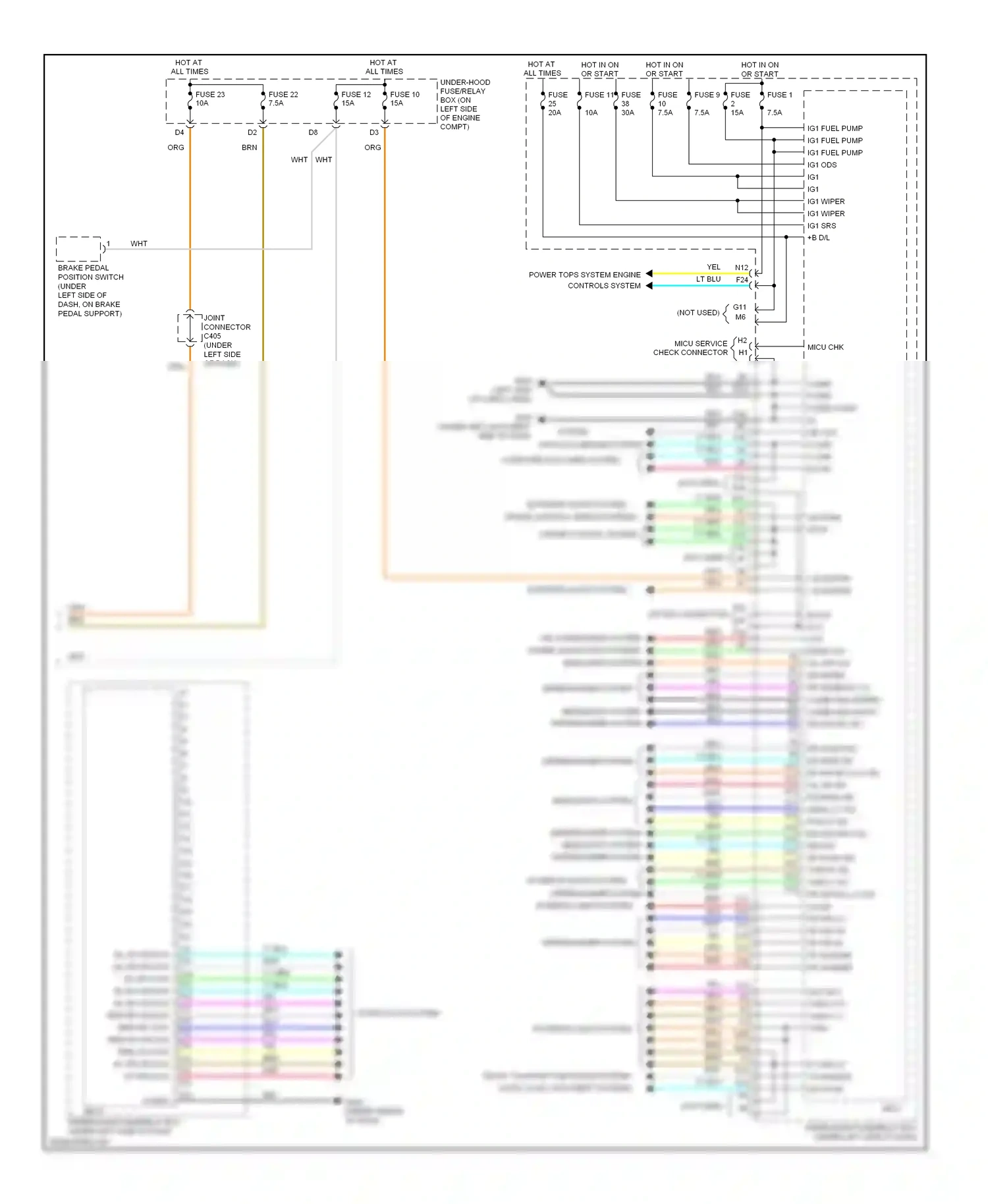 Wiring diagram blk for Honda CR-V III facelift (2009-2012) (11 of 84)