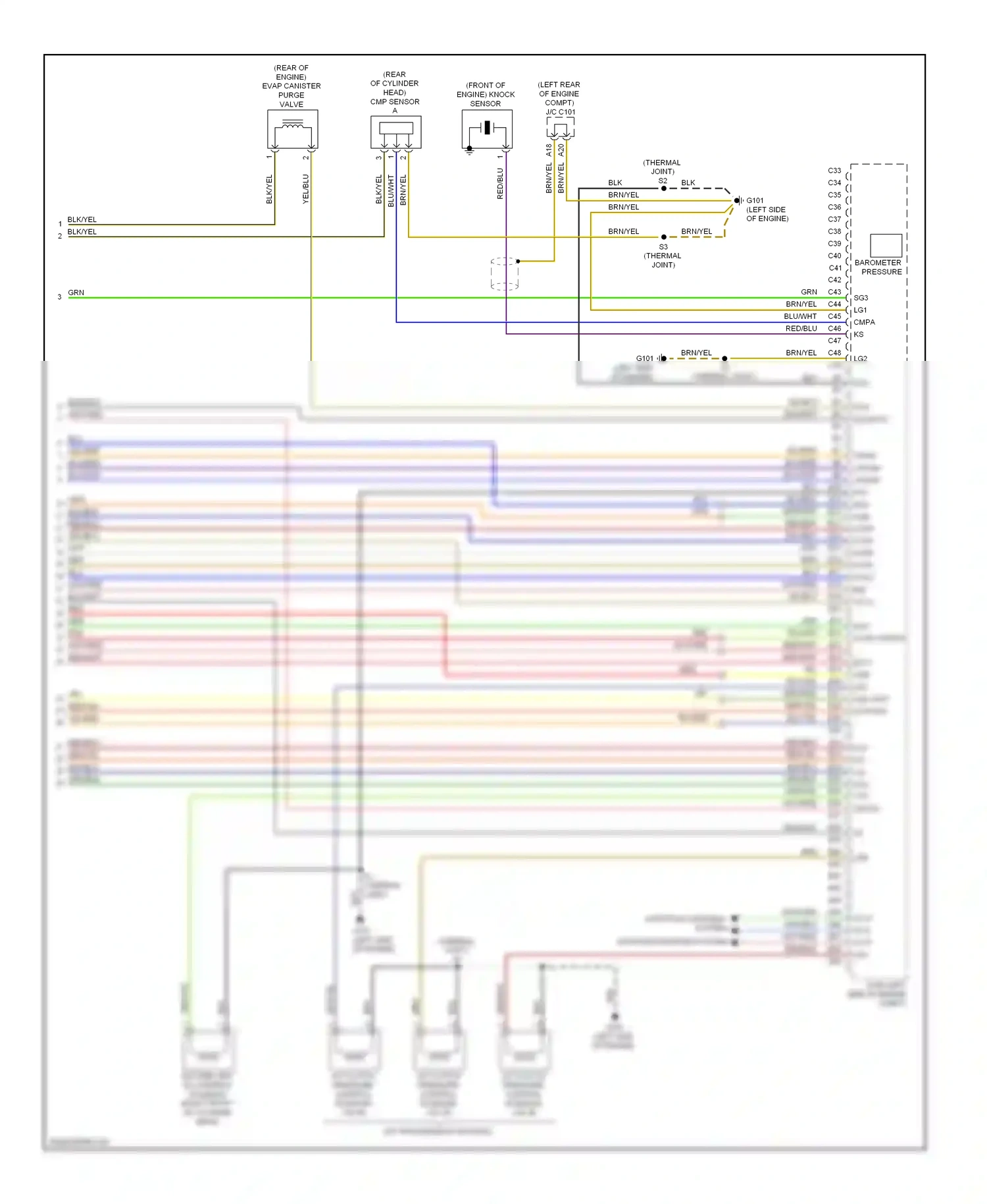 Wiring diagram blk for Honda CR-V III facelift (2009-2012) (30 of 84)