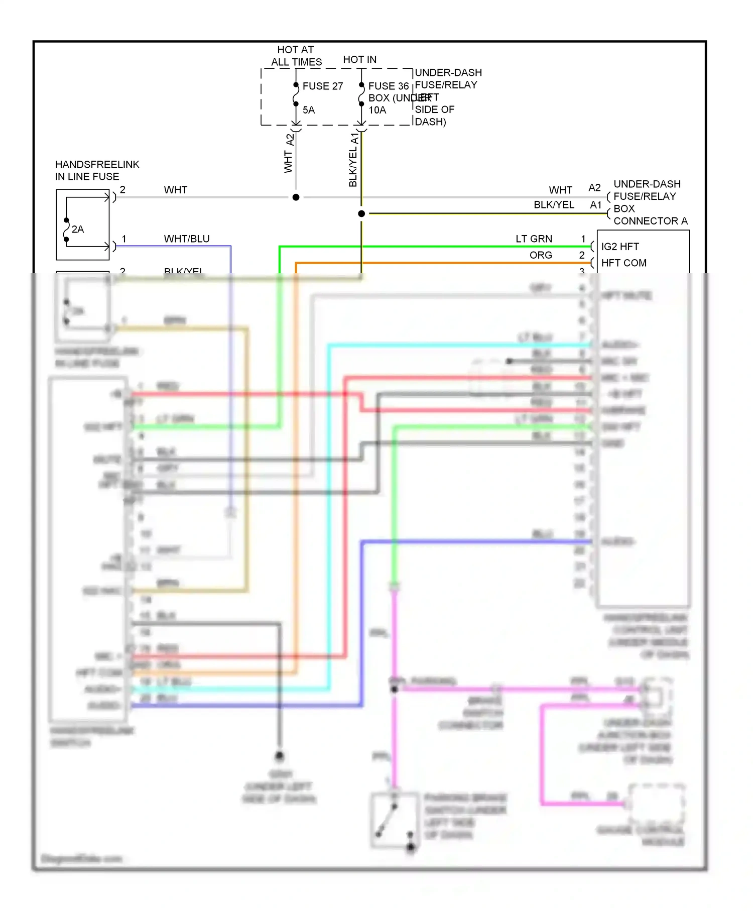 Wiring diagram brn for Honda CR-V III facelift (2009-2012) (27 of 61)