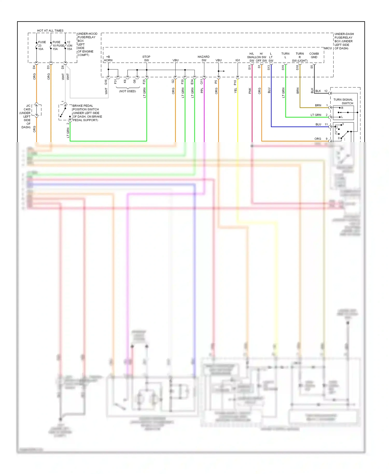 Wiring diagram gauge control module for Honda CR-V III facelift (2009-2012) (4 of 21)