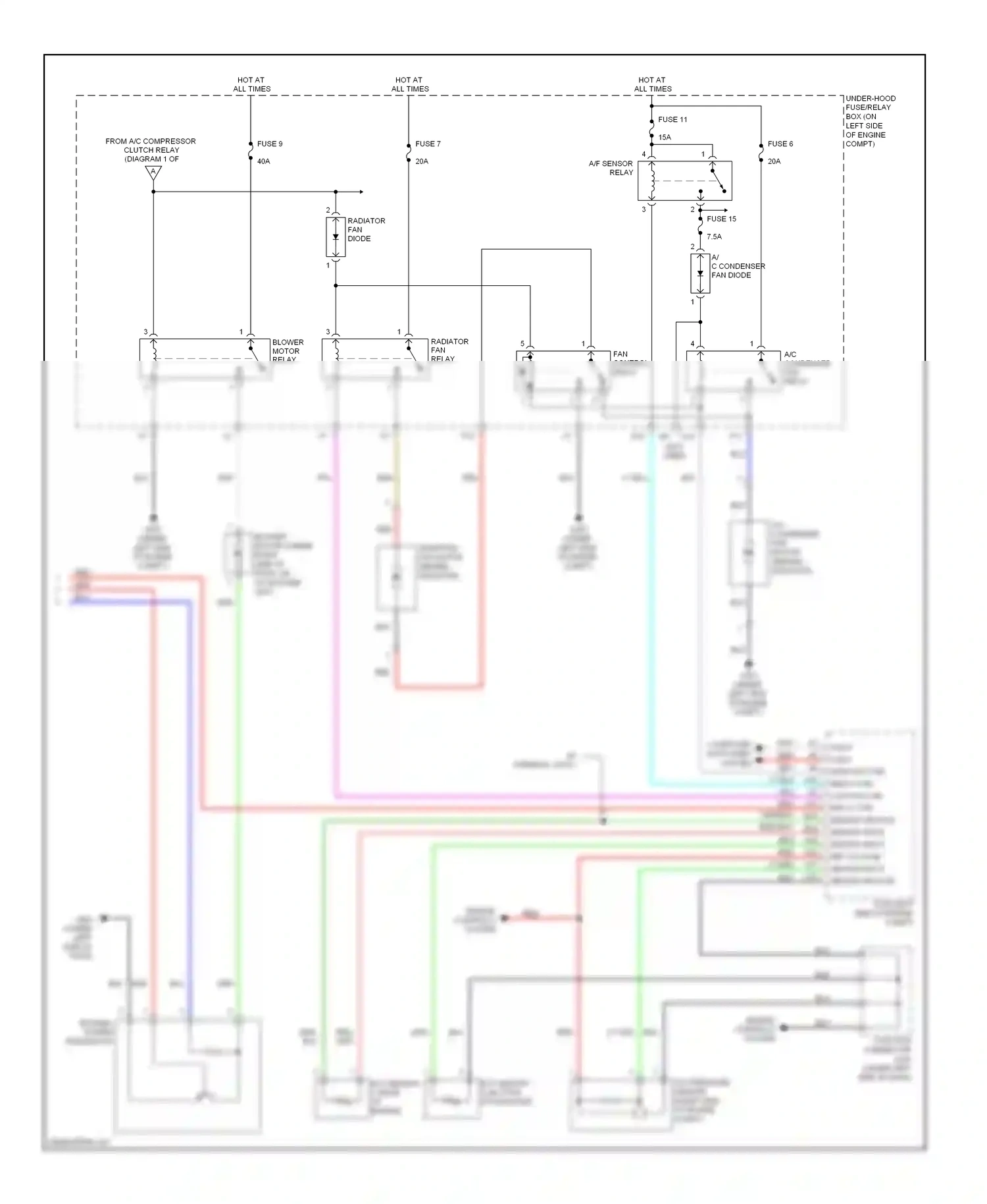 Wiring diagram lt blu for Honda CR-V III facelift (2009-2012) (4 of 54)