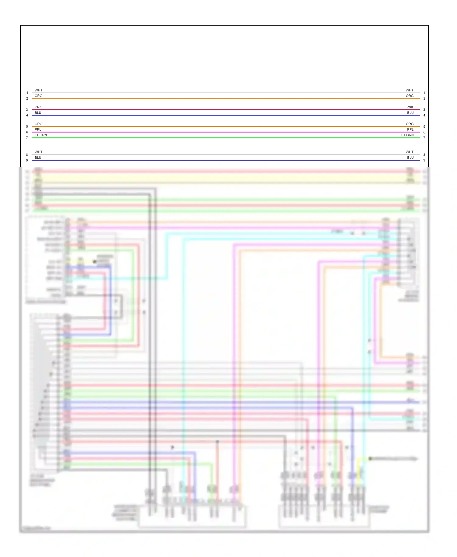 Wiring diagram nca for Honda CR-V III facelift (2009-2012) (4 of 18)