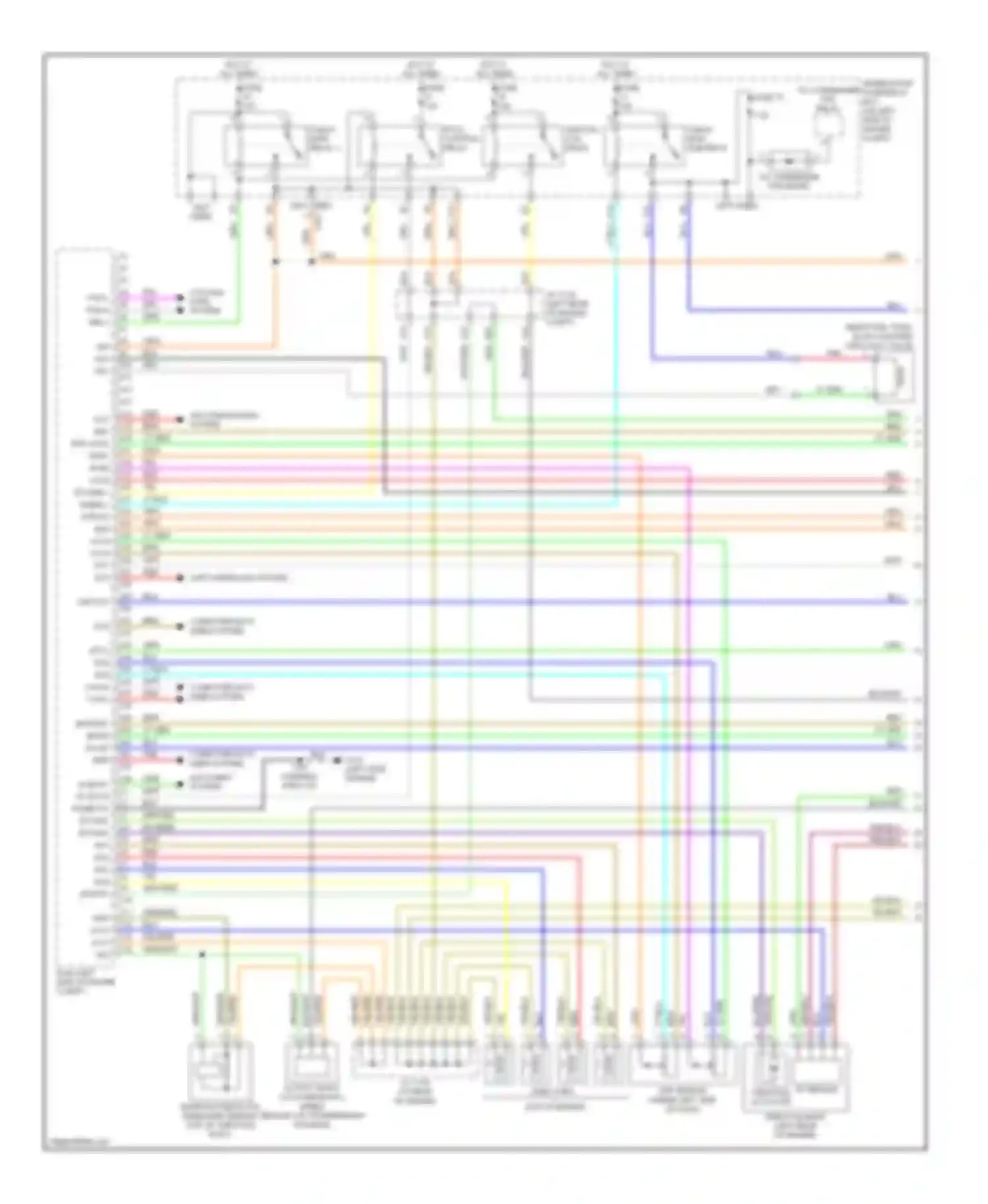CR-V Honda III (2006-2009): Wiring diagram engine performance 2.4l (1 of 4)