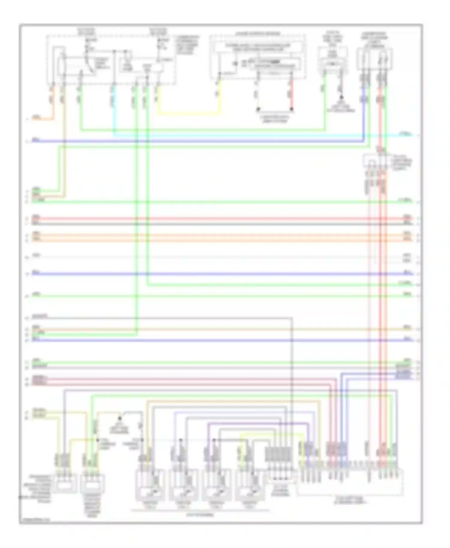 CR-V Honda III (2006-2009): Wiring diagram engine performance 2.4l (2 of 4)