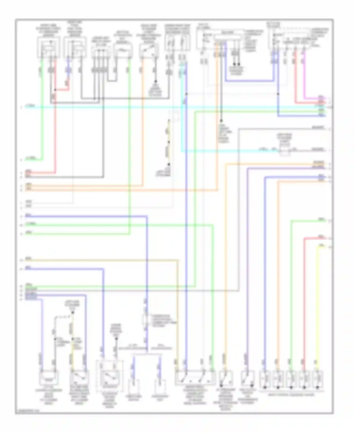 CR-V Honda III (2006-2009): Wiring diagram engine performance 2.4l (3 of 4)