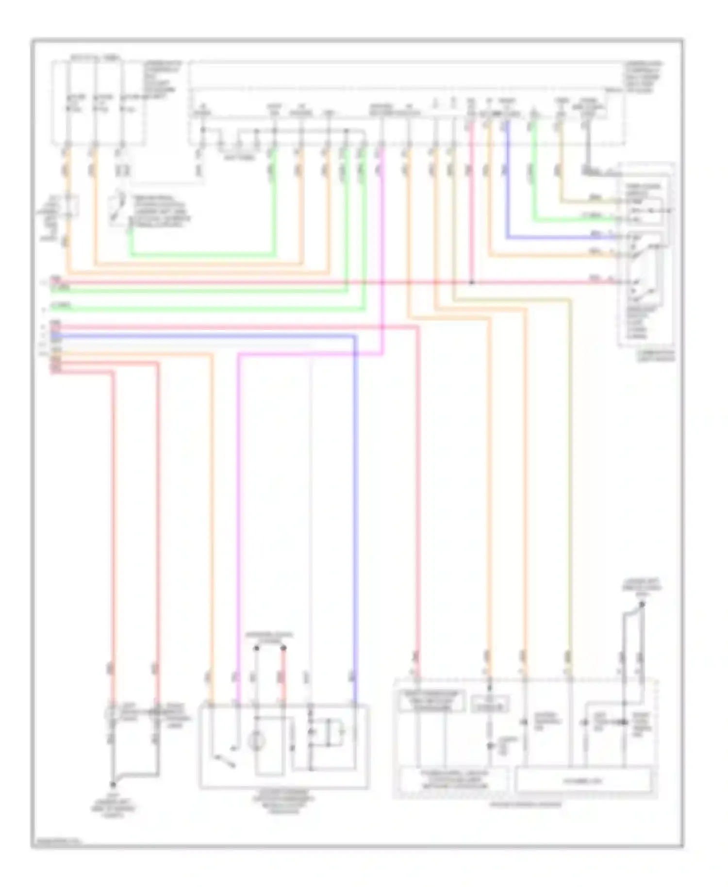 CR-V Honda III (2006-2009): Exterior lamps circuit (2 of 2)