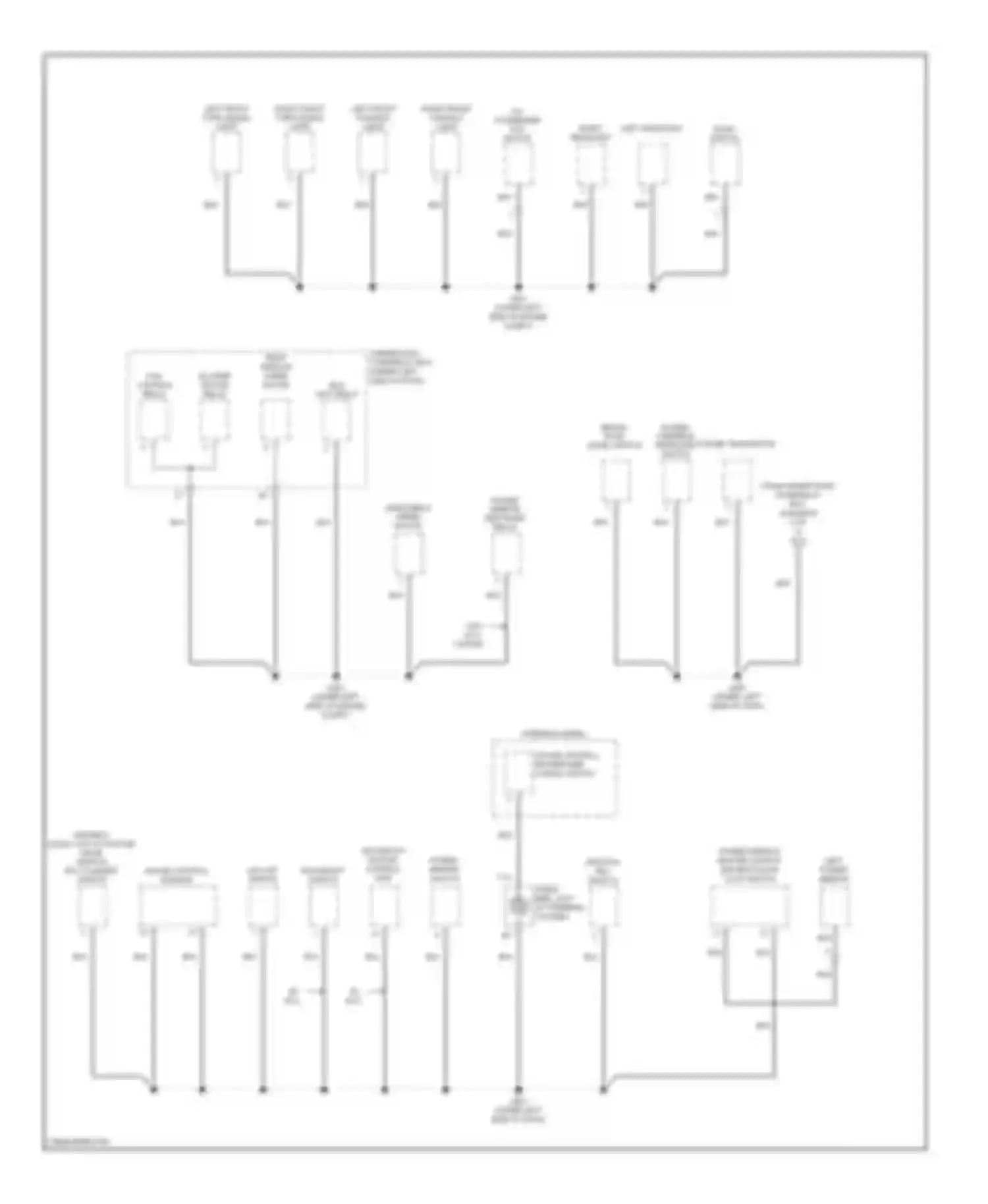 CR-V Honda III (2006-2009): Ground distribution circuit (2 of 4)