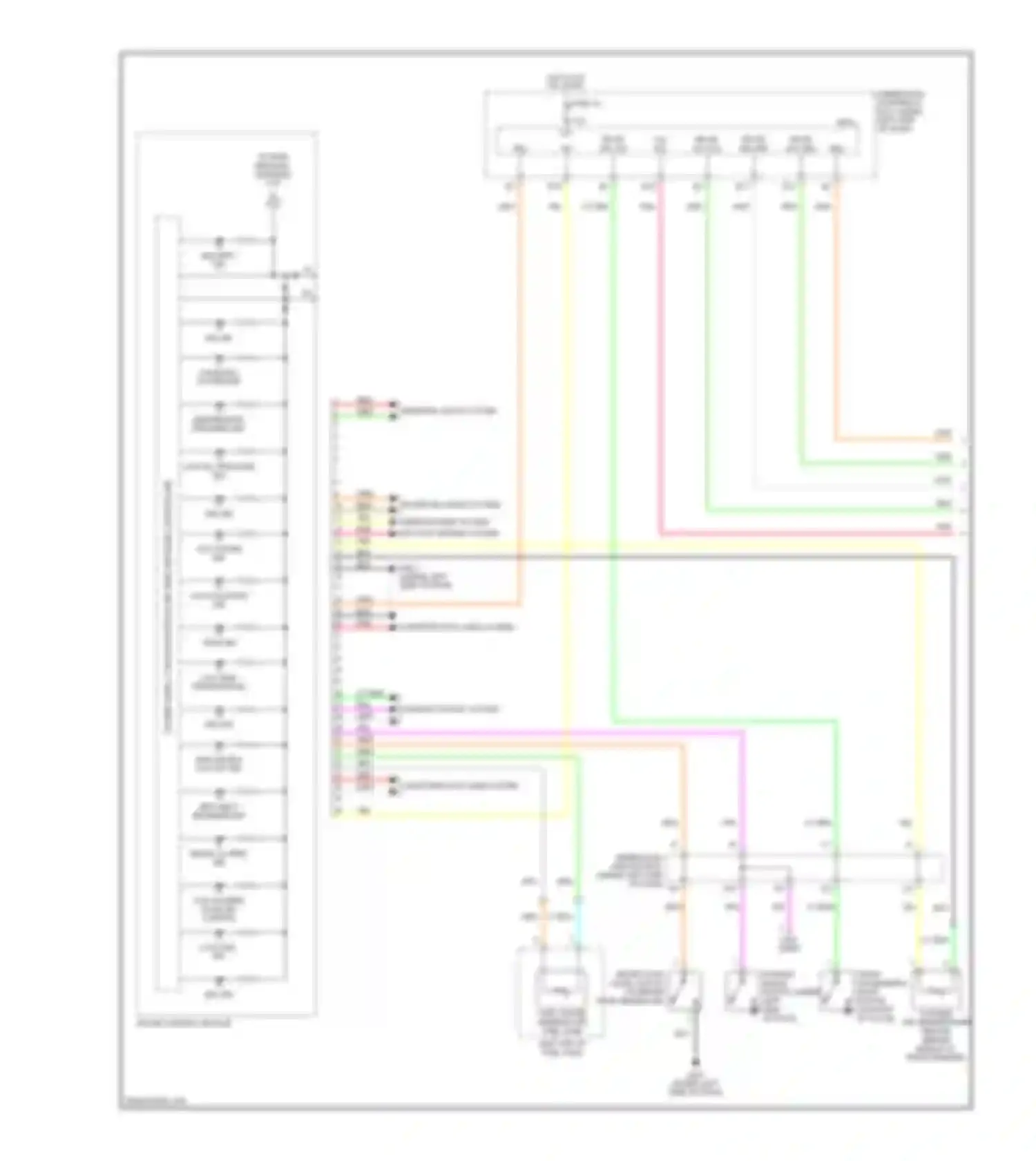 CR-V Honda III (2006-2009): Instrument cluster circuit (1 of 2)