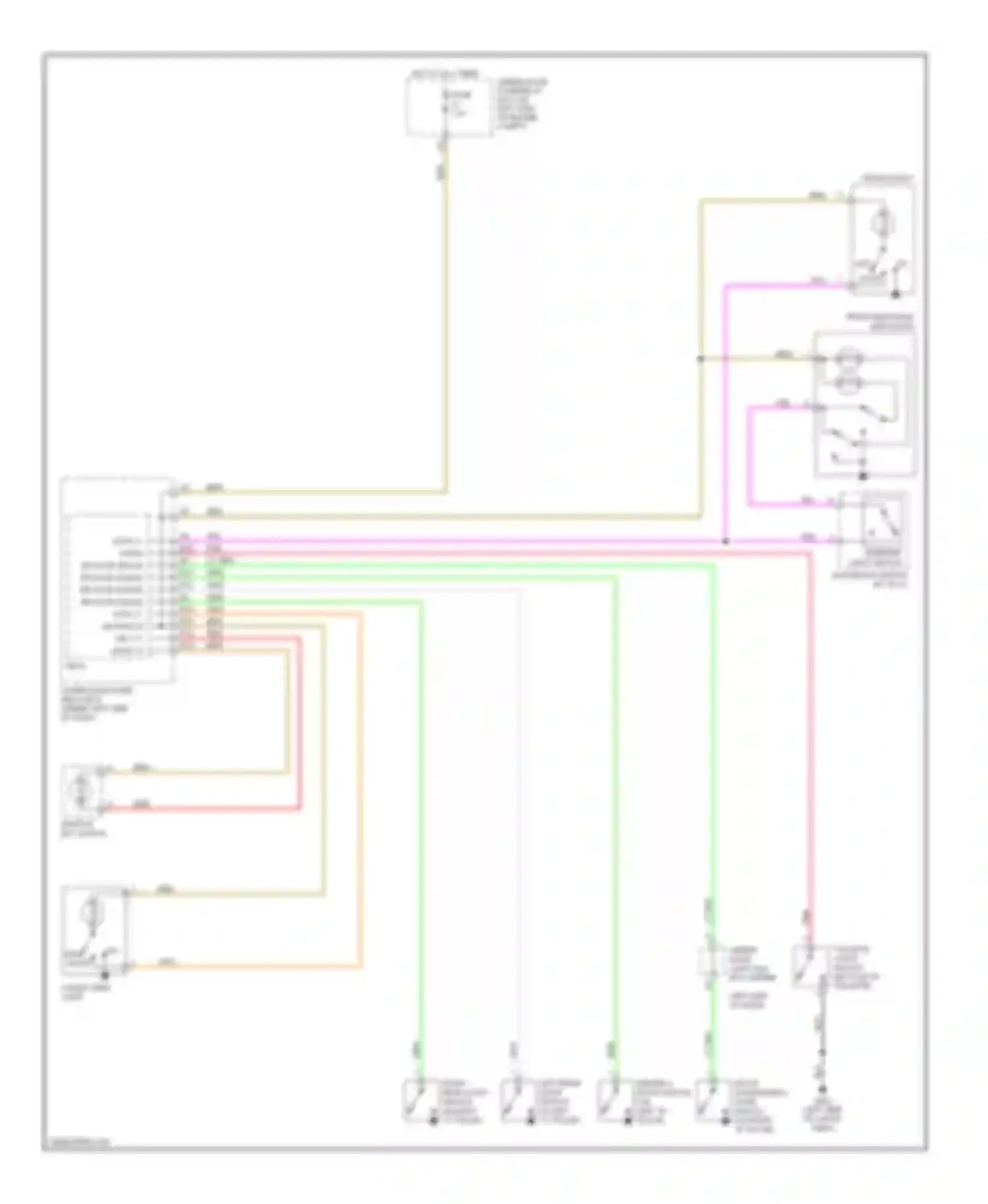 CR-V Honda III (2006-2009): Courtesy lamps circuit