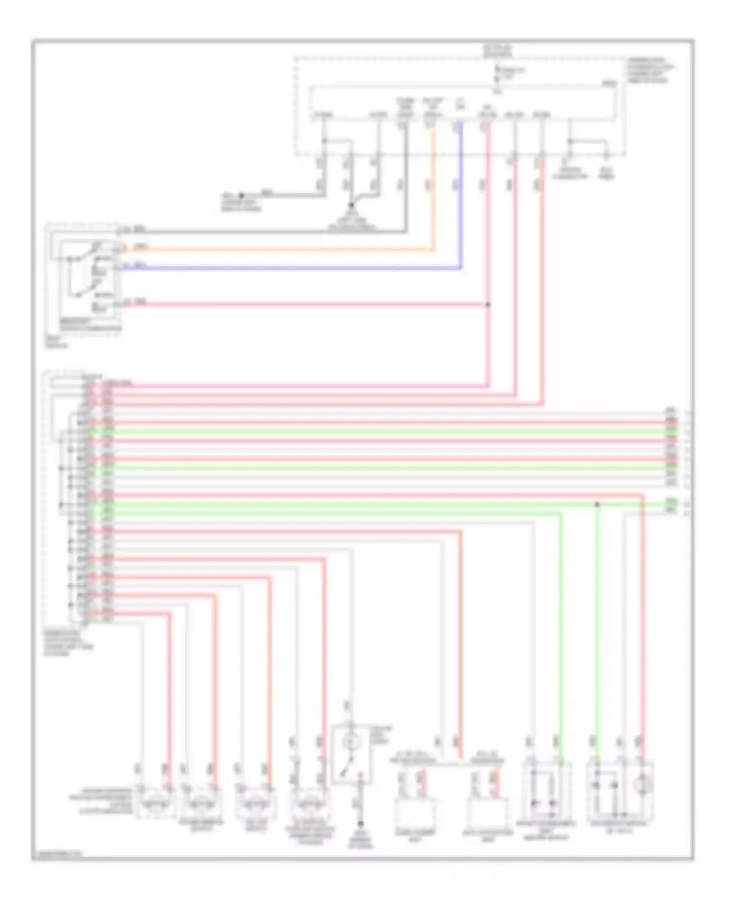 CR-V Honda III (2006-2009): Instrument illumination circuit (1 of 2)