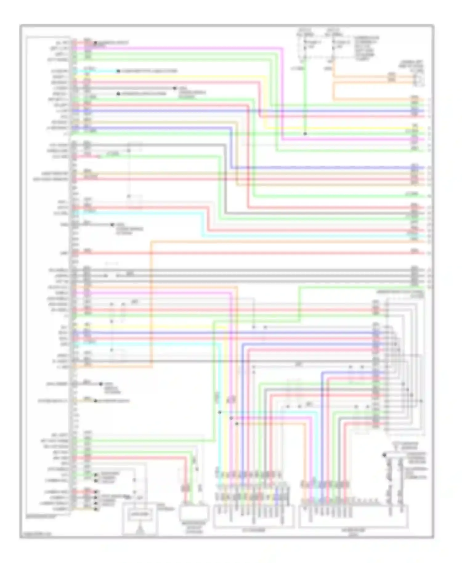 CR-V Honda III (2006-2009): Navigation circuit (1 of 3)