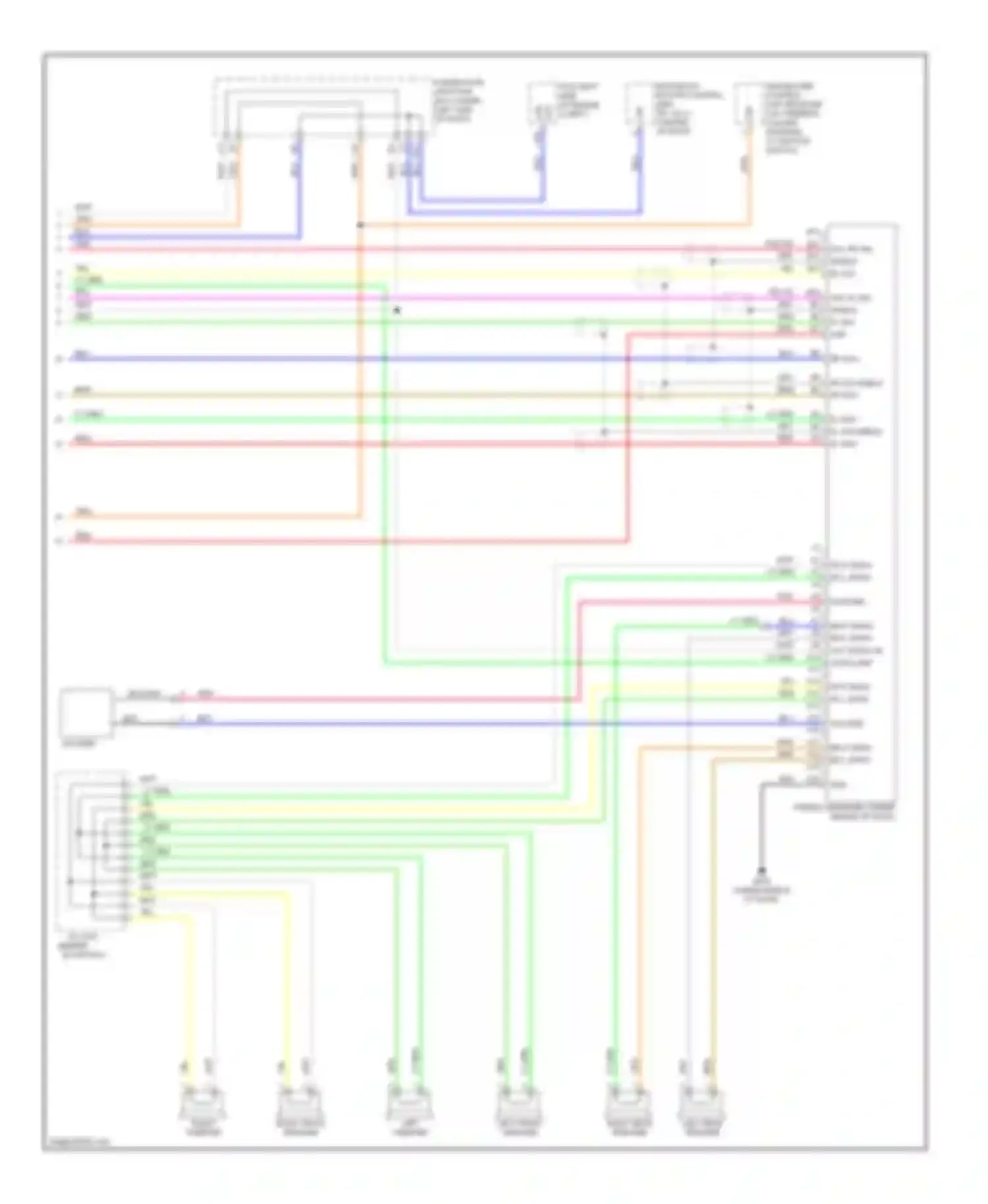 CR-V Honda III (2006-2009): Navigation circuit (3 of 3)