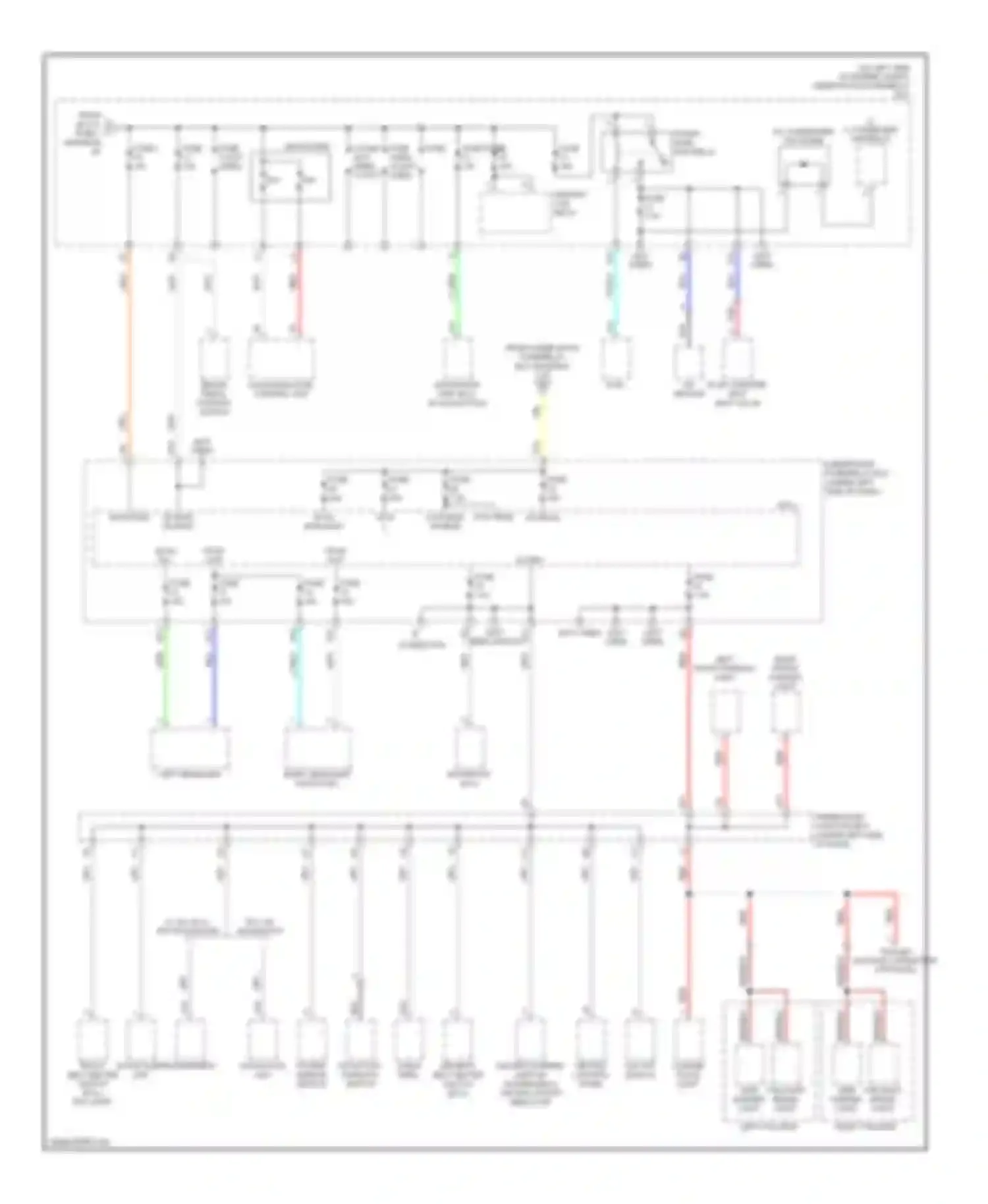 CR-V Honda III (2006-2009): Power distribution circuit (2 of 3)