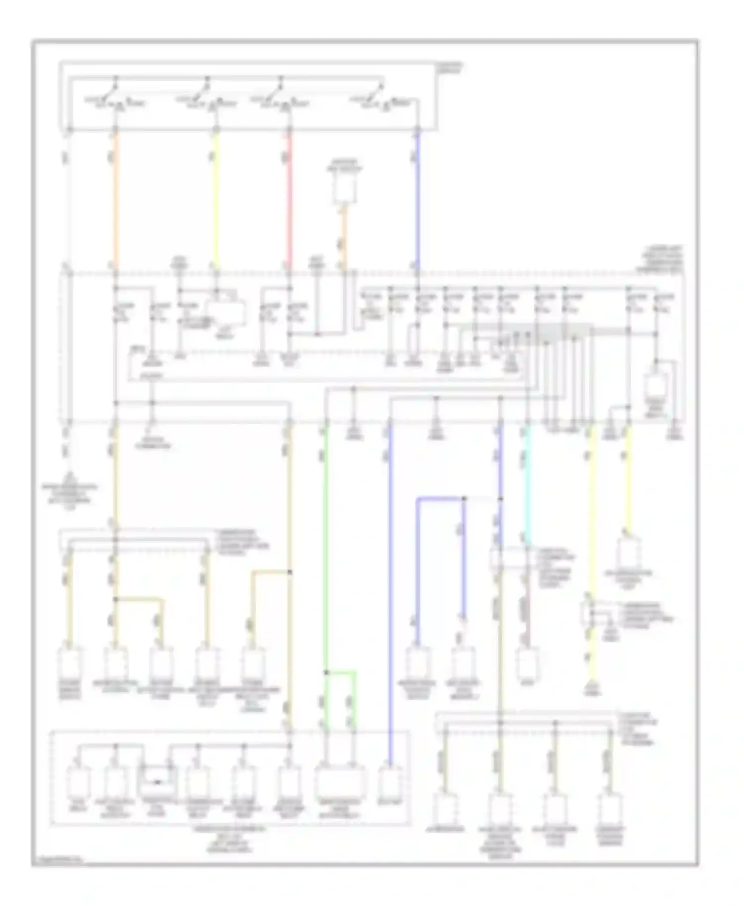 CR-V Honda III (2006-2009): Power distribution circuit (3 of 3)