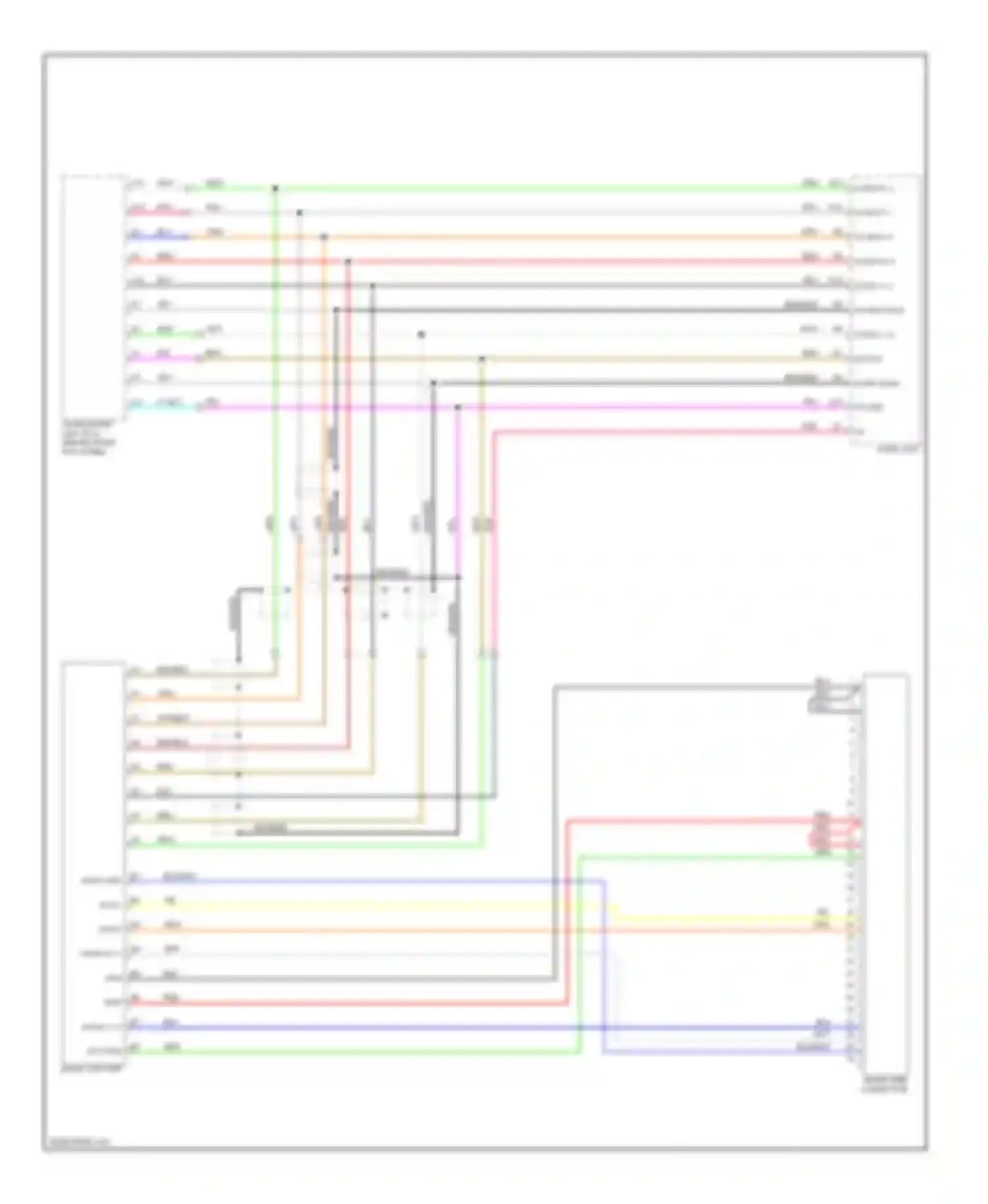 CR-V Honda III (2006-2009): Music link circuit, accessory, lx, ex & ex-l without navigation
