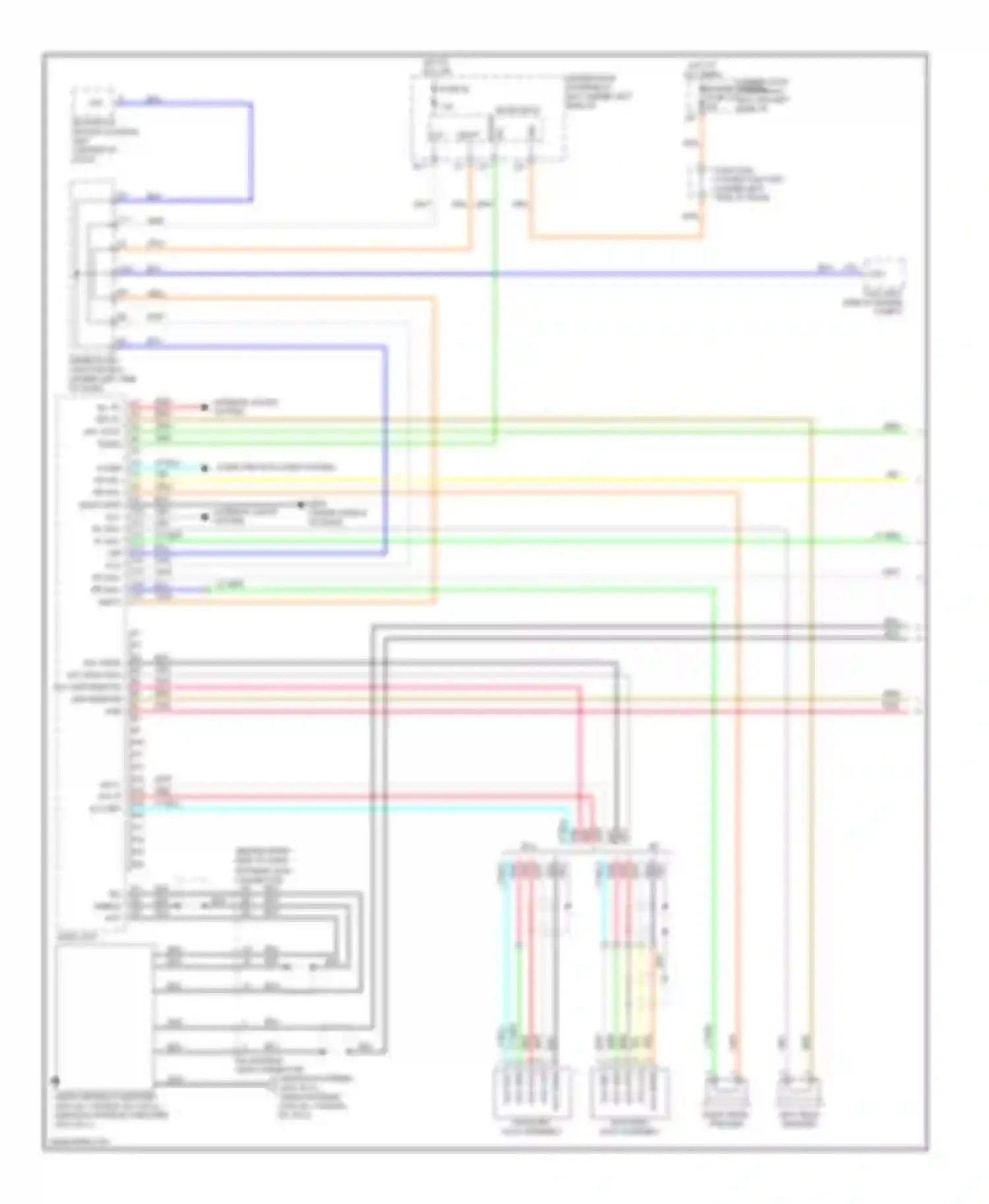 CR-V Honda III (2006-2009): Radio circuit, ex, ex-l without navigation (1 of 2)