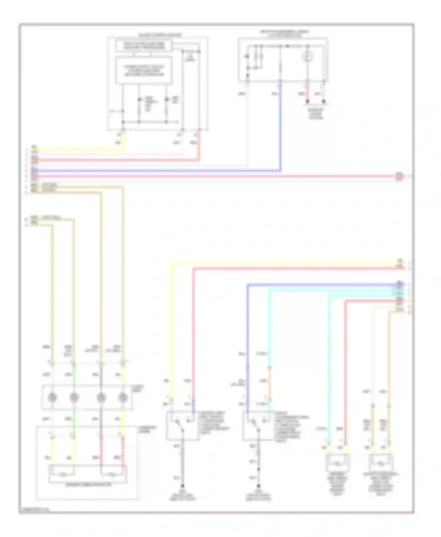 CR-V Honda III (2006-2009): Supplemental restraints circuit (2 of 4)
