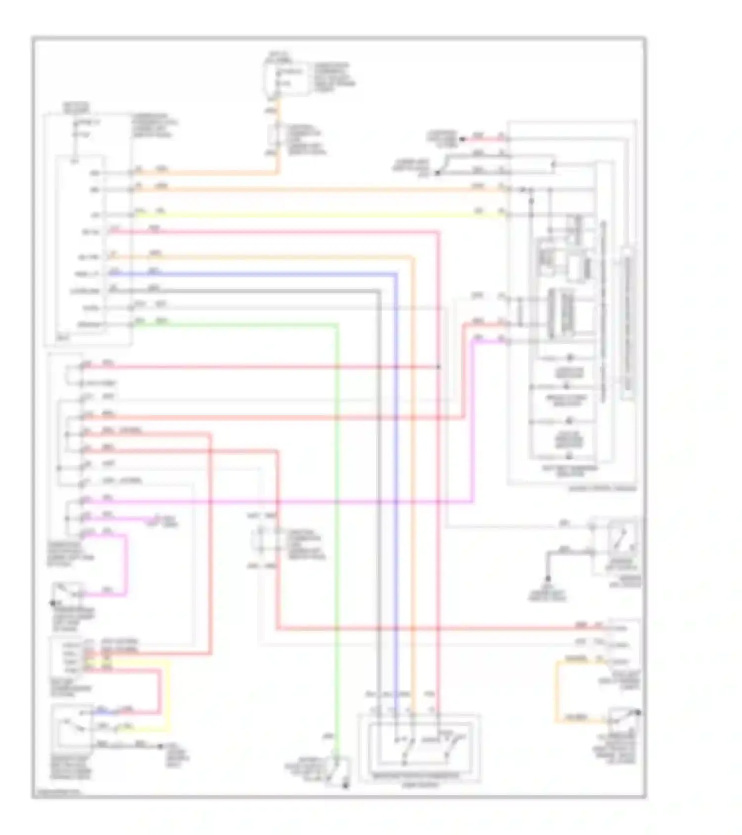 CR-V Honda III (2006-2009): Chime circuit