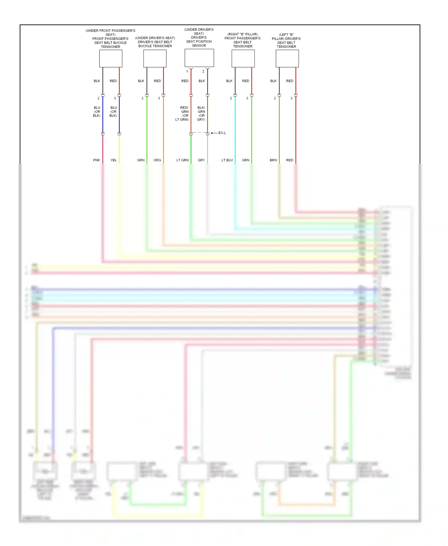 Wiring diagram blu for Honda CR-V III (2006-2009) (49 of 54)