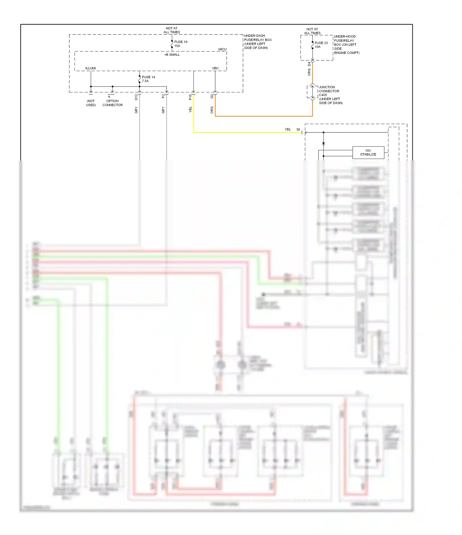 Wiring diagram engine compt) for Honda CR-V III (2006-2009) (1 of 1)