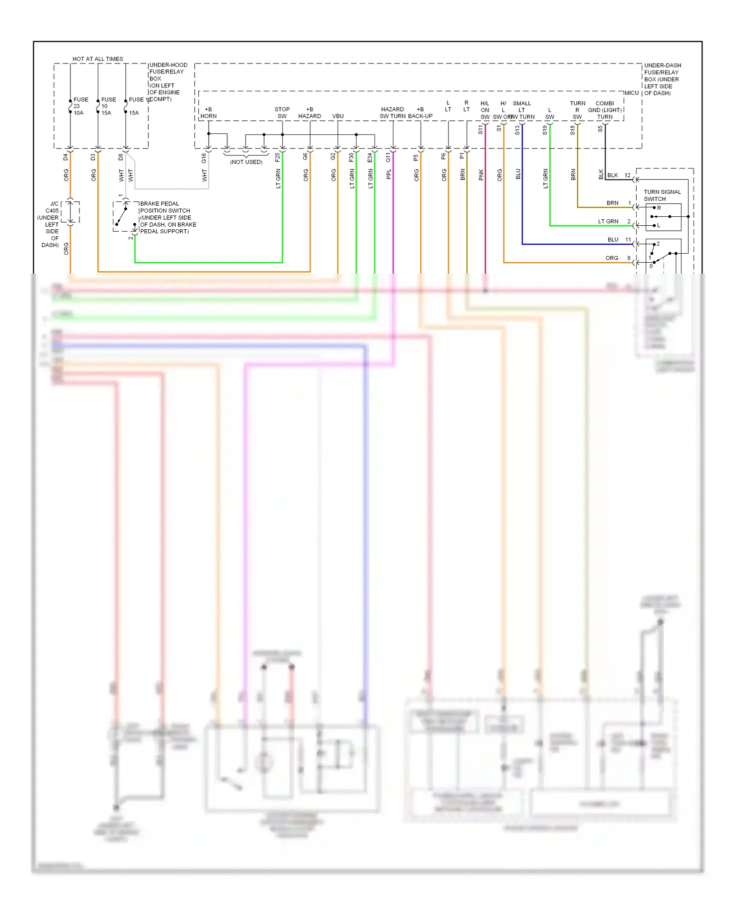Wiring diagram gauge control module for Honda CR-V III (2006-2009) (3 of 18)