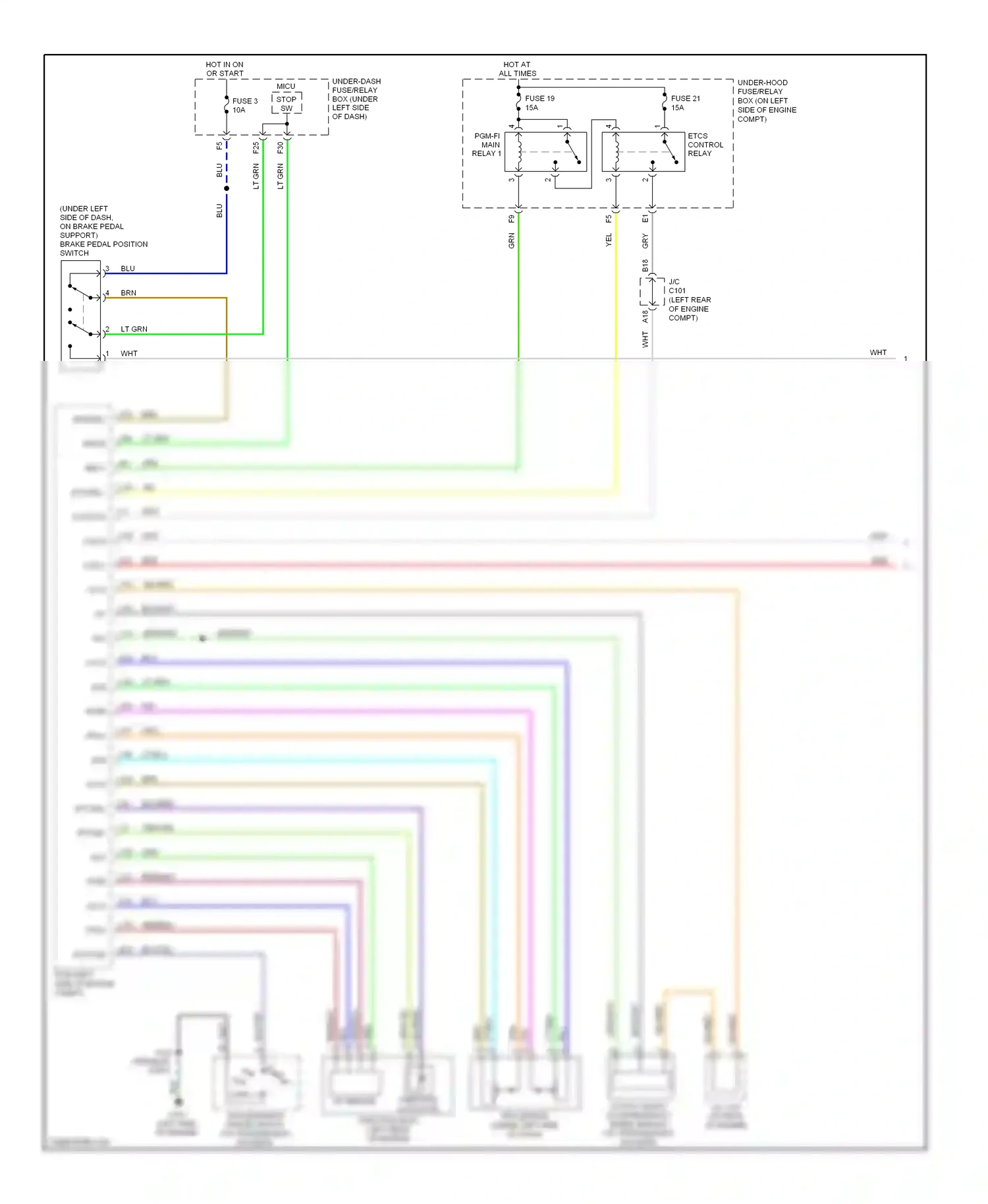 Wiring diagram ppl apsb for Honda CR-V III (2006-2009) (1 of 1)