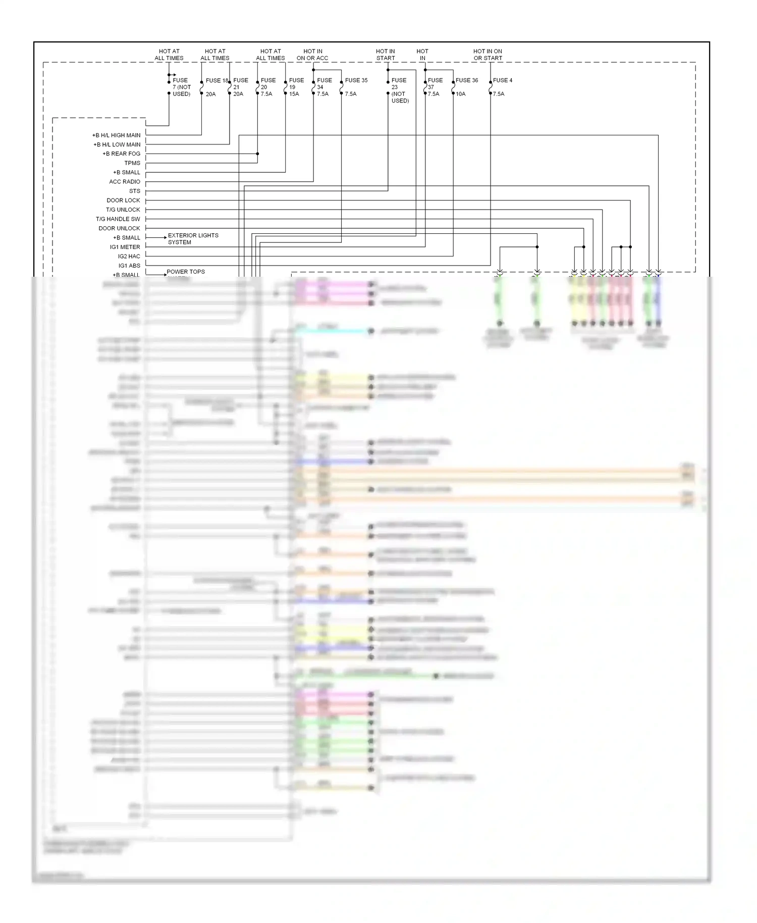 Wiring diagram starting/charging system for Honda CR-V III (2006-2009) (1 of 1)