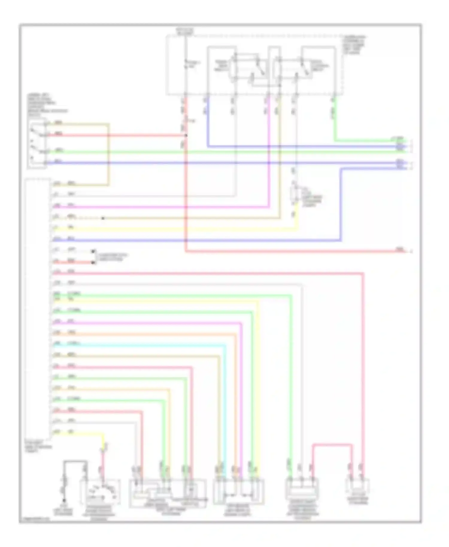 CR-V Honda IV (2011-2015): Cruise control circuit (1 of 2)