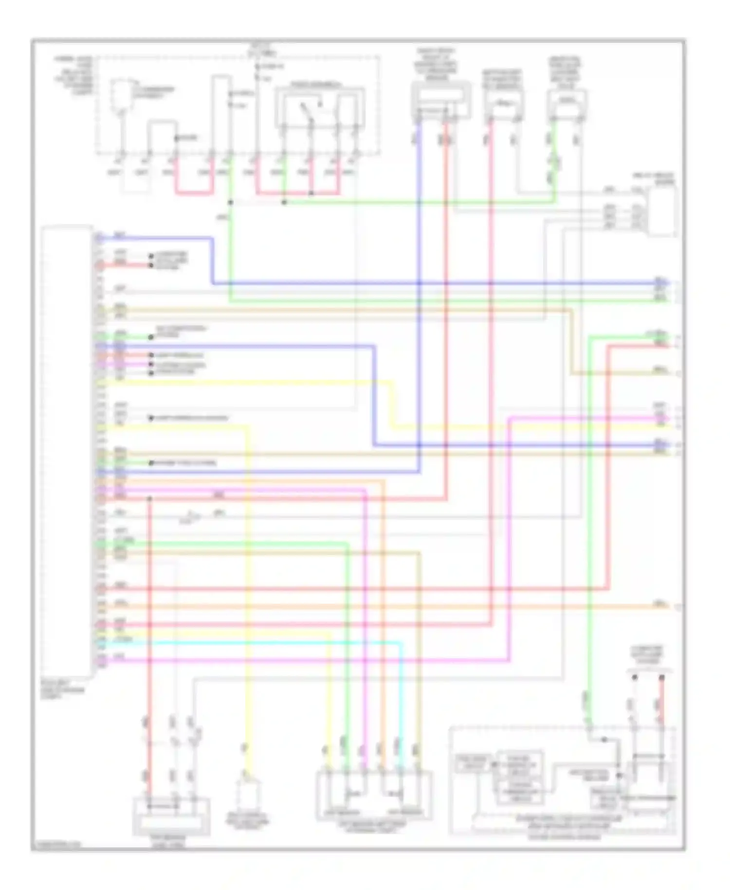 CR-V Honda IV (2011-2015): Wiring diagram engine performance 2.4l (1 of 5)