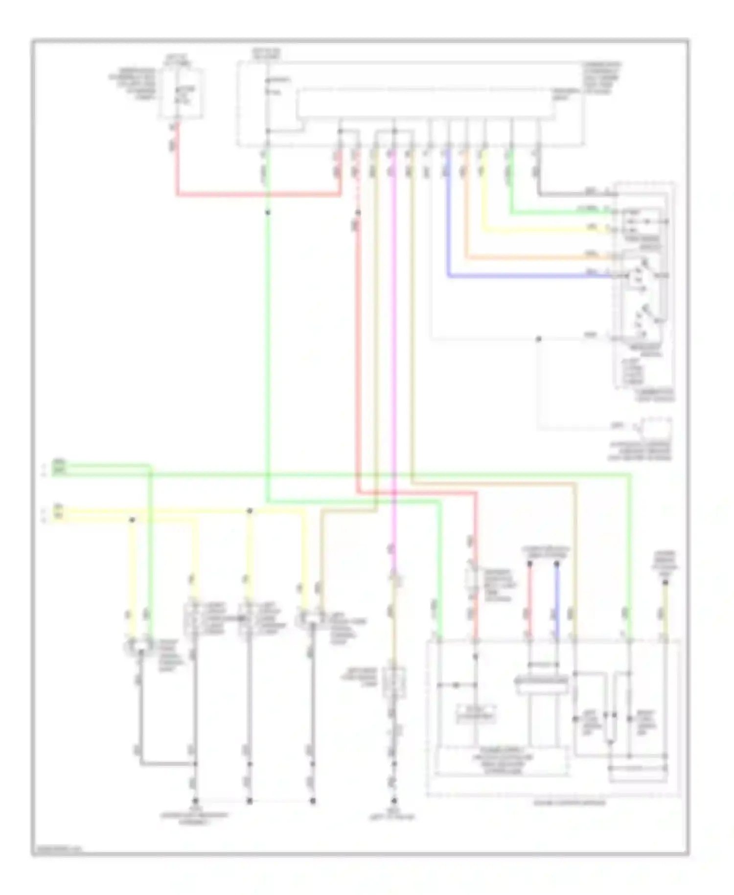 CR-V Honda IV (2011-2015): Exterior lamps circuit (2 of 2)