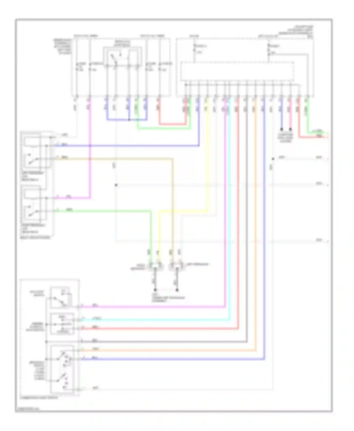 CR-V Honda IV (2011-2015): Headlights circuit (1 of 2)