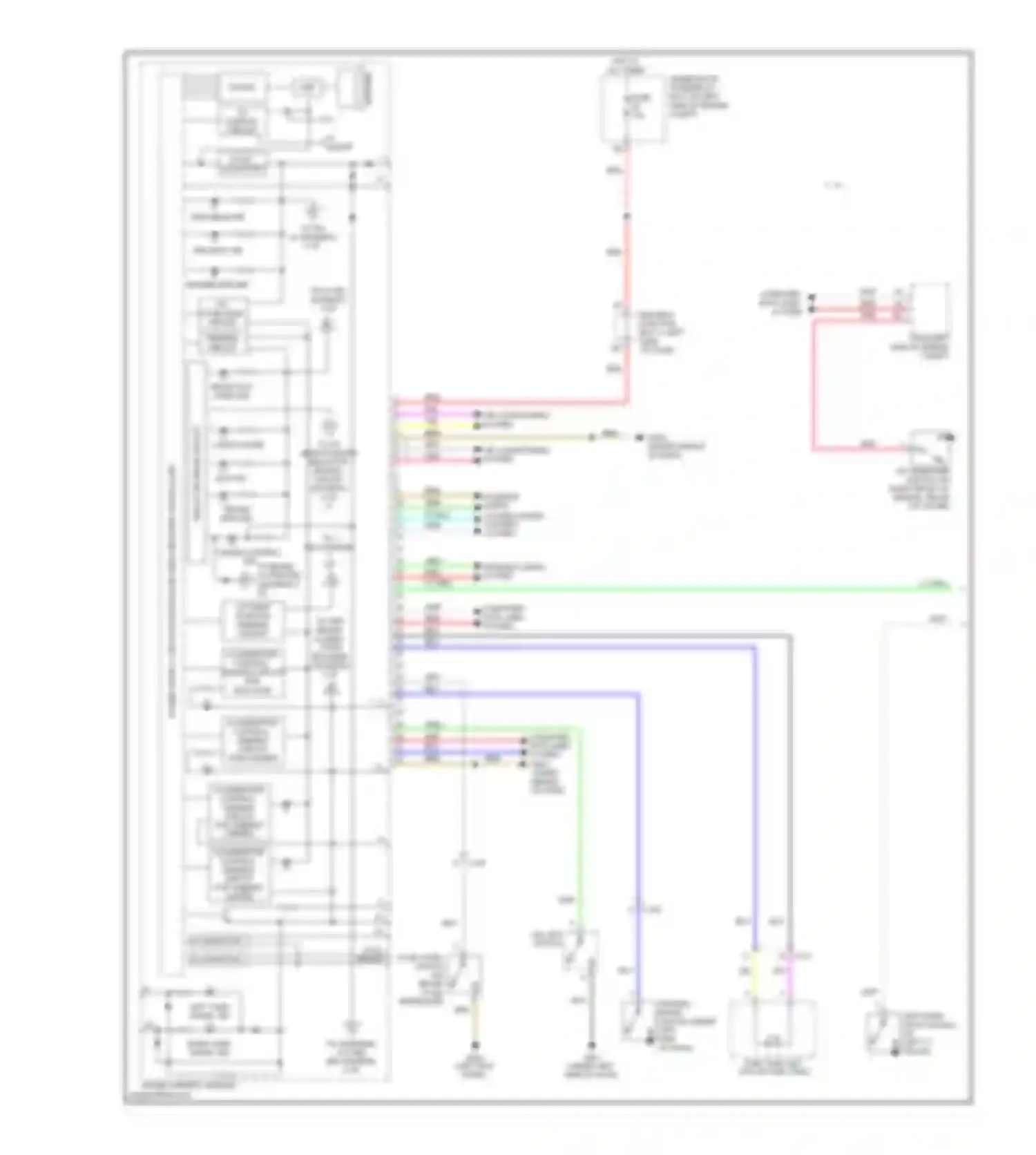CR-V Honda IV (2011-2015): Instrument cluster circuit (1 of 2)