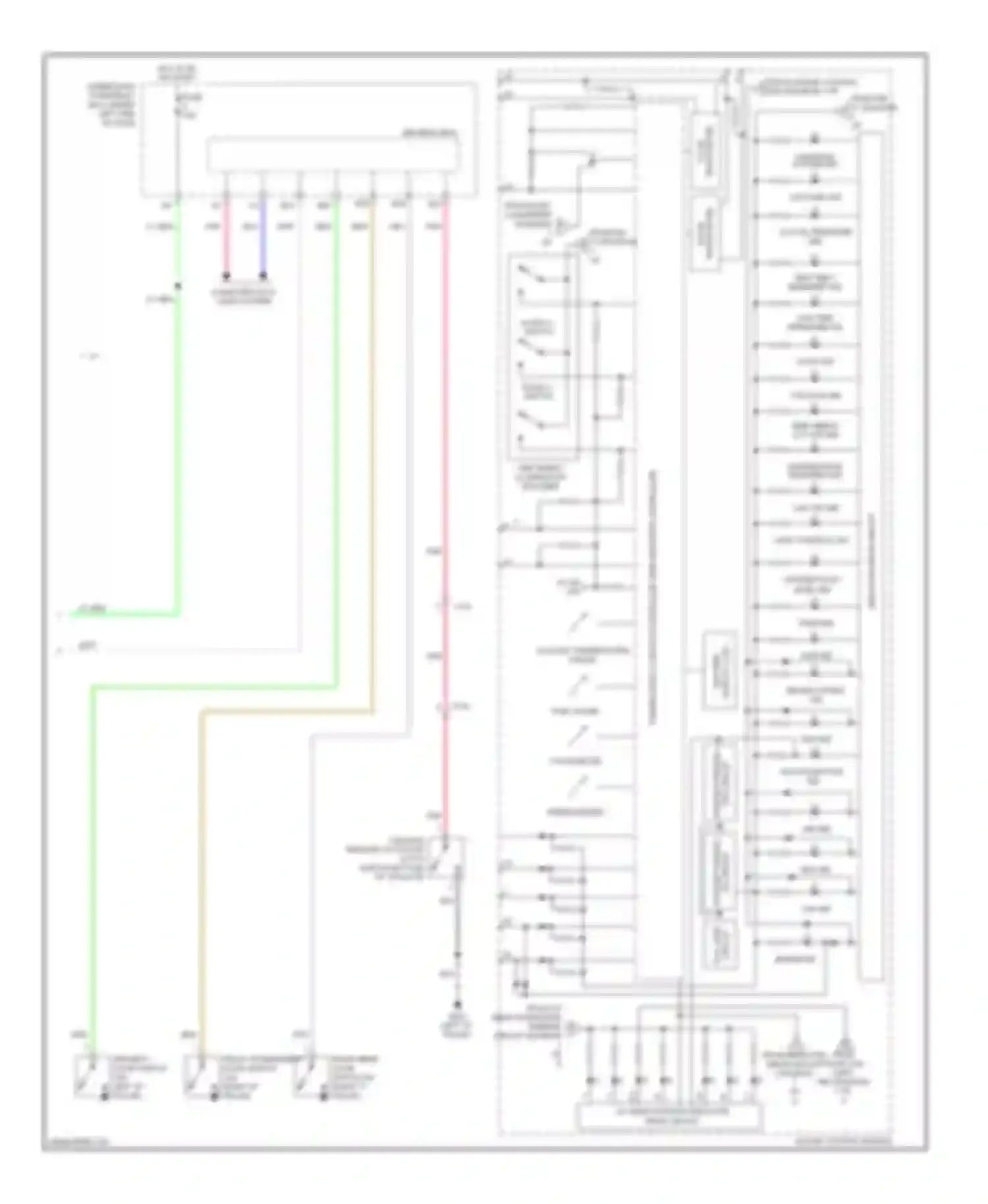 CR-V Honda IV (2011-2015): Instrument cluster circuit (2 of 2)