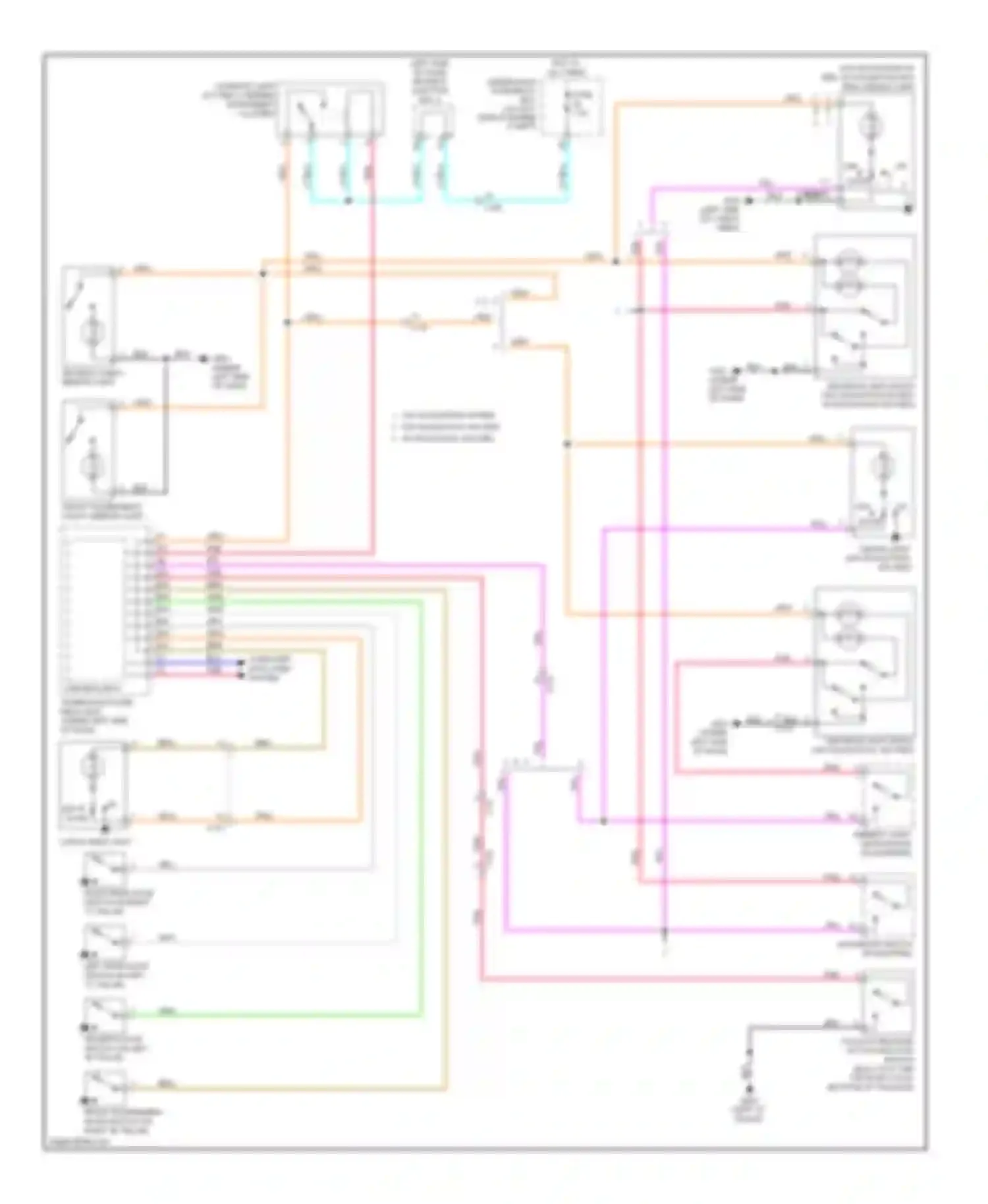 CR-V Honda IV (2011-2015): Courtesy lamps circuit