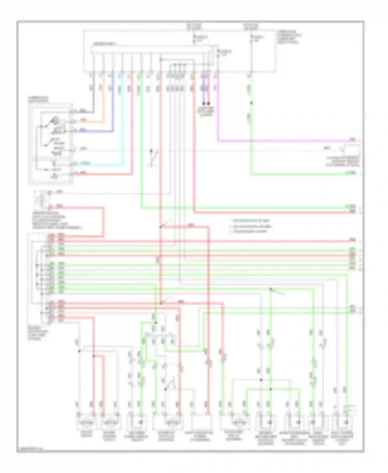 CR-V Honda IV (2011-2015): Instrument illumination circuit (1 of 2)