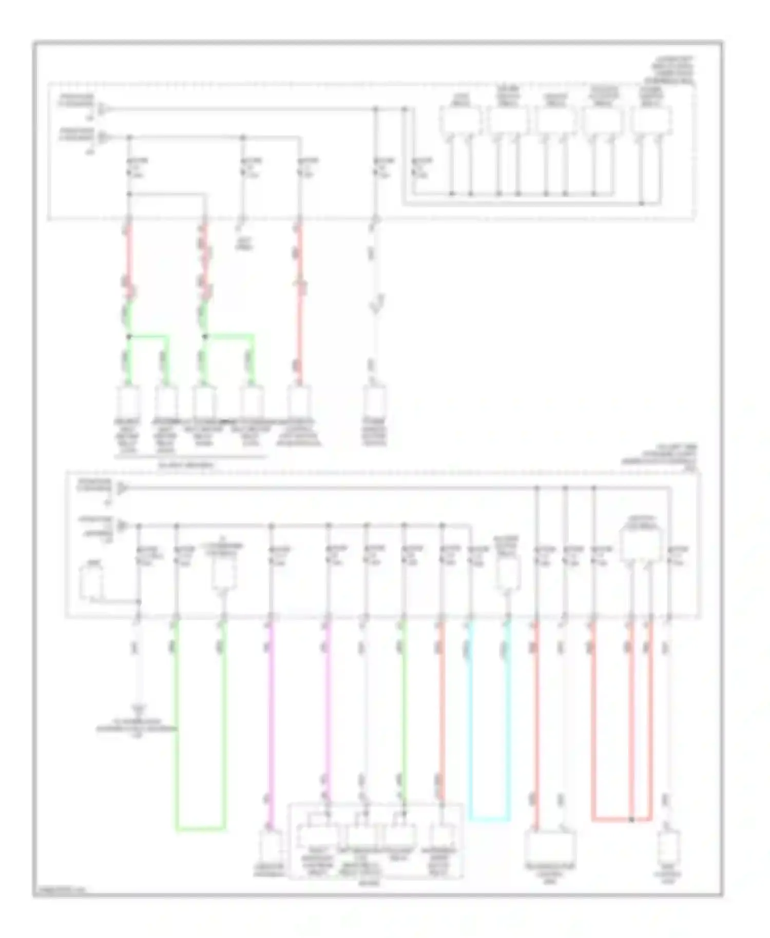 CR-V Honda IV (2011-2015): Power distribution circuit (3 of 4)