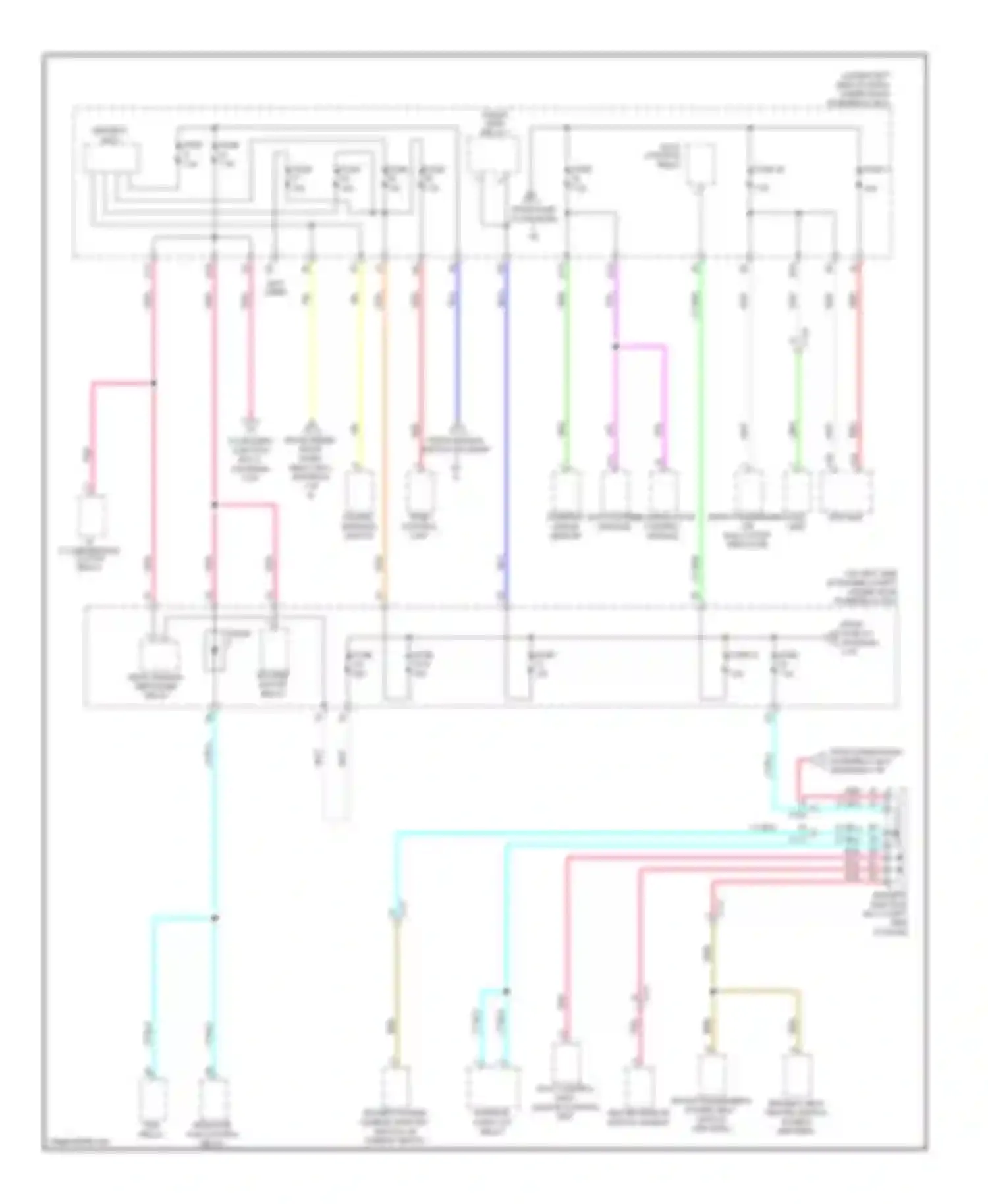 CR-V Honda IV (2011-2015): Power distribution circuit (4 of 4)