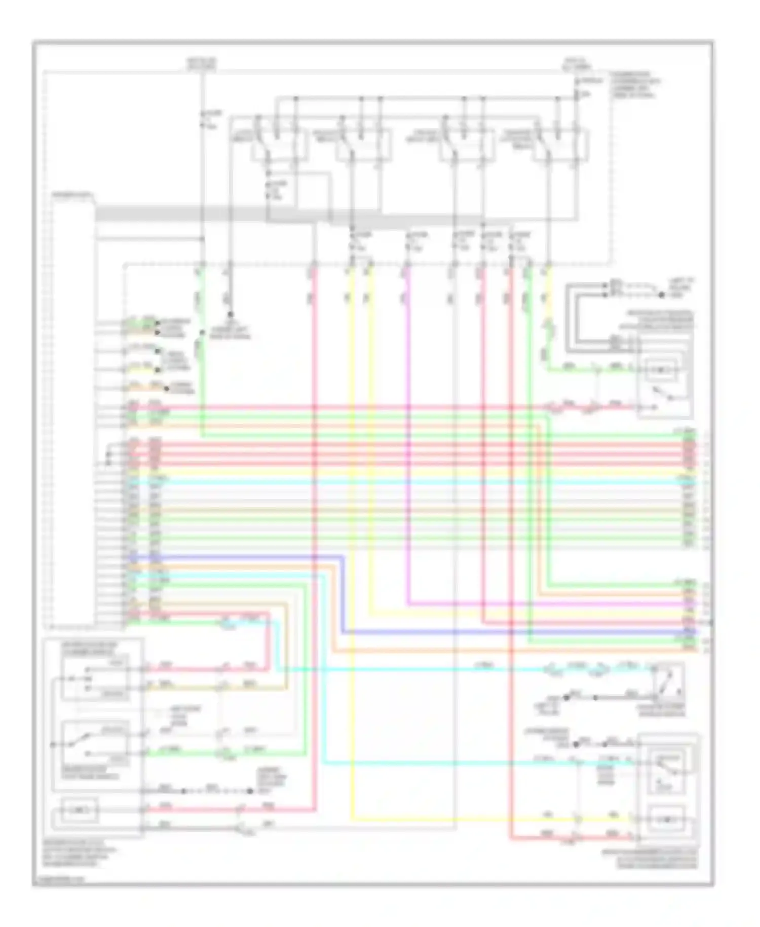 CR-V Honda IV (2011-2015): Power door locks circuit (1 of 2)